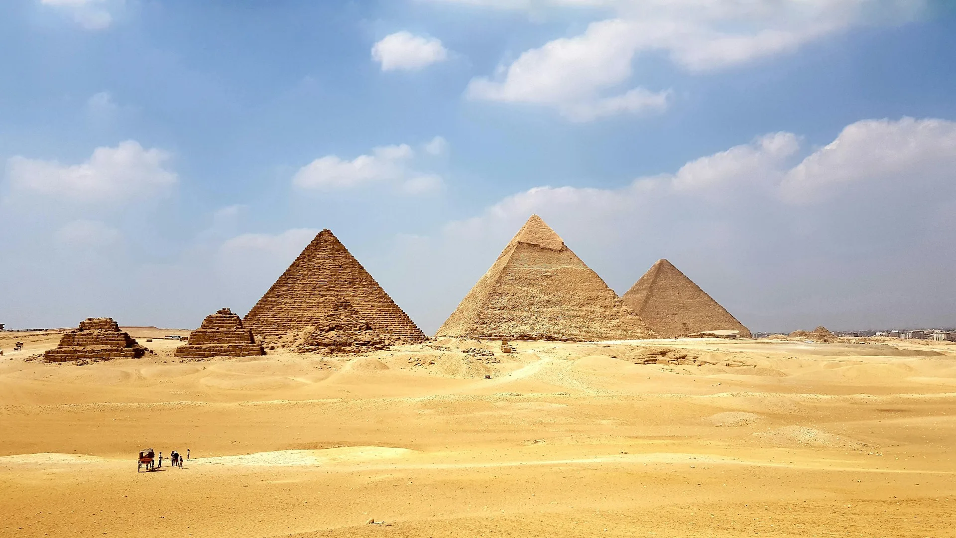 Pyramids of Giza - Day 1 Arrival in Egypt Family Tour Package