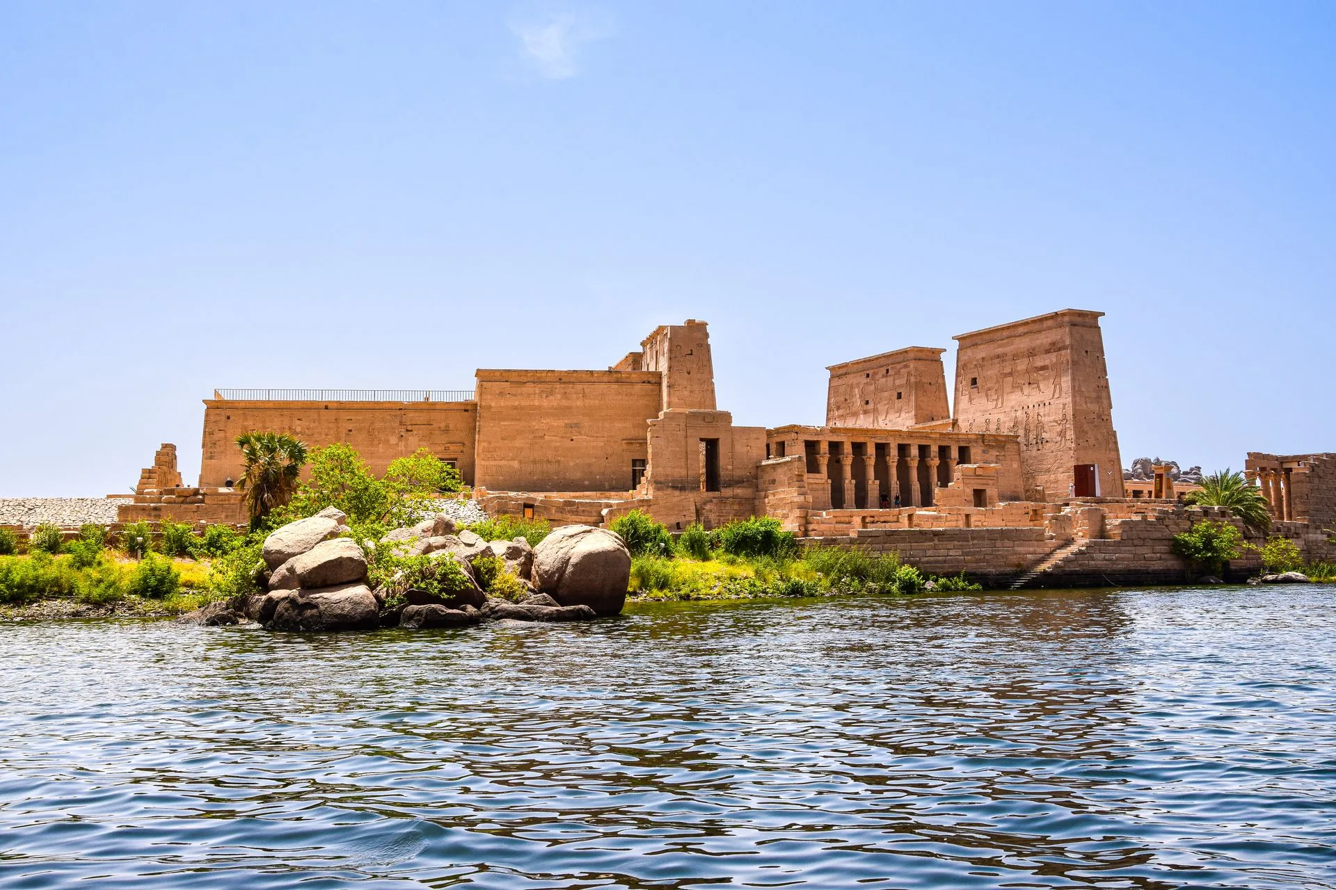 Philae Temple on Agilkia Island on Day 6 of Egypt Family Tour
