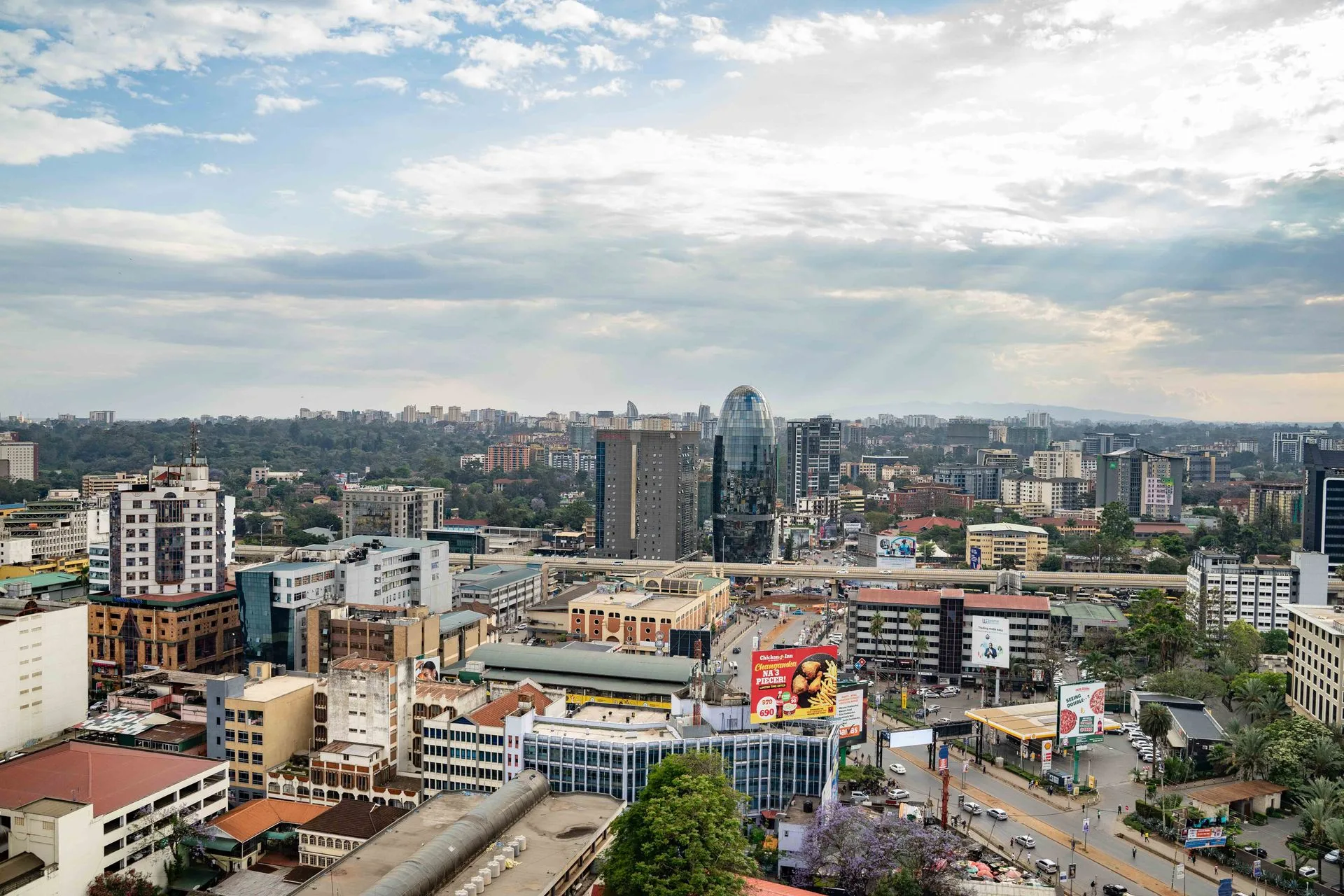 Nairobi skyline - Day 1 Arrival in Kenya Family Tour Package