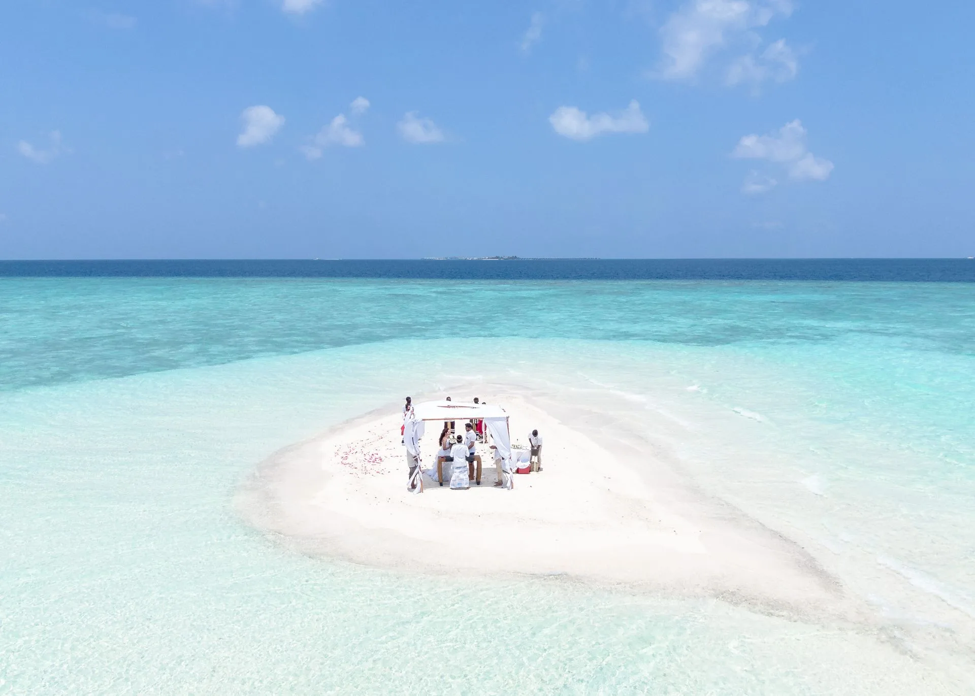 Private sandbank picnic and water adventures on Day 4 of Maldives Family Tour