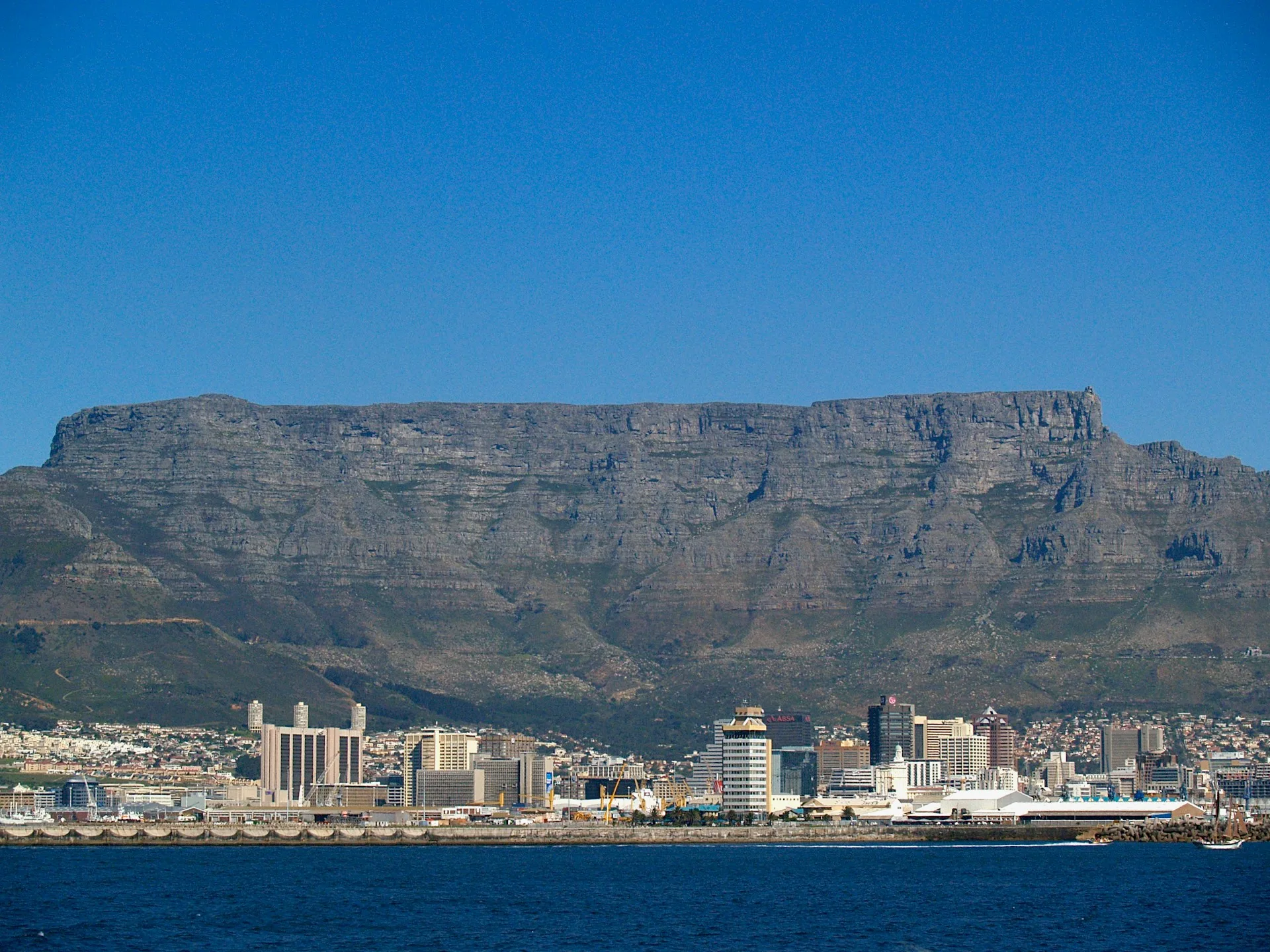 Table Mountain panoramic view with Cape Town city - Day 2 of South Africa Family Tour