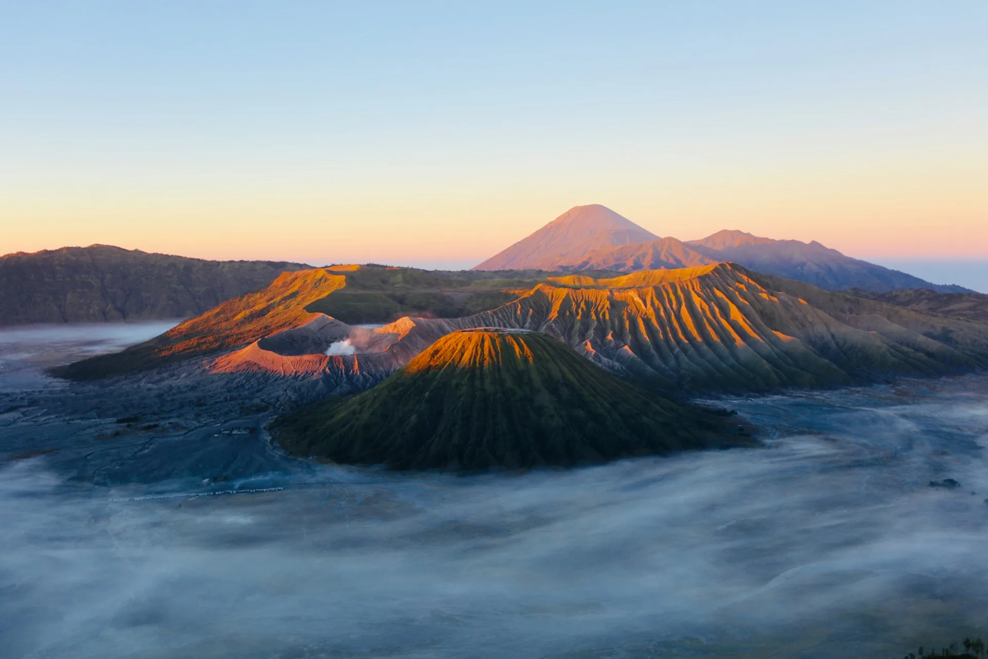 Mount Bromo sunrise - Day 7 of Indonesia Family Tour