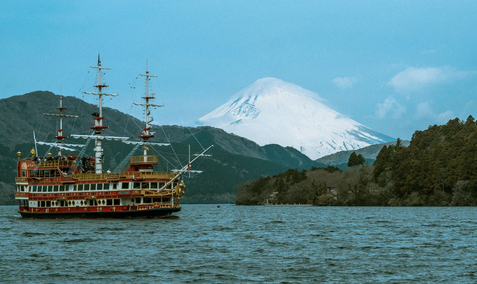 Mount Fuji Fifth Station and Lake Ashi cruise in Hakone on Day 4 of Japan Family Tour
