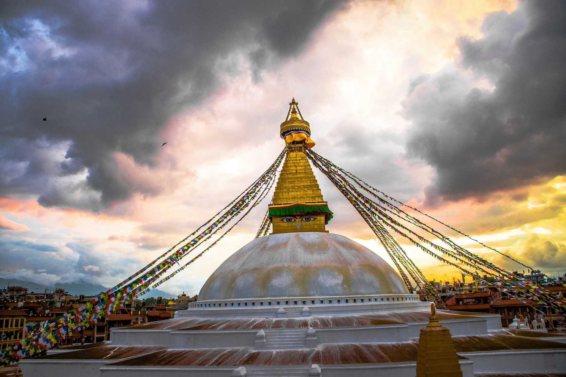 Boudhanath Stupa and spiritual sites - Day 2 of Nepal Family Tour