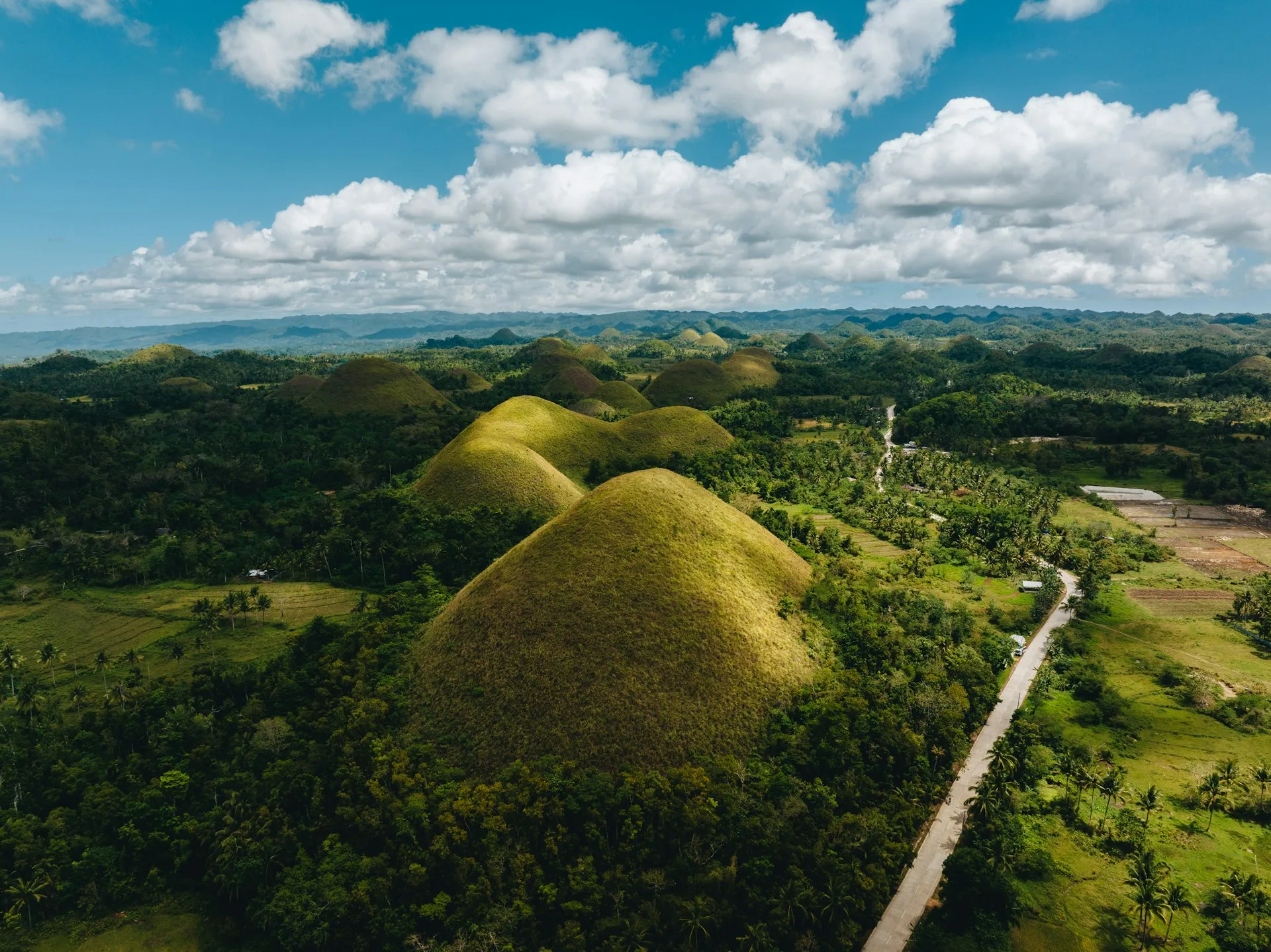 Chocolate Hills panoramic view