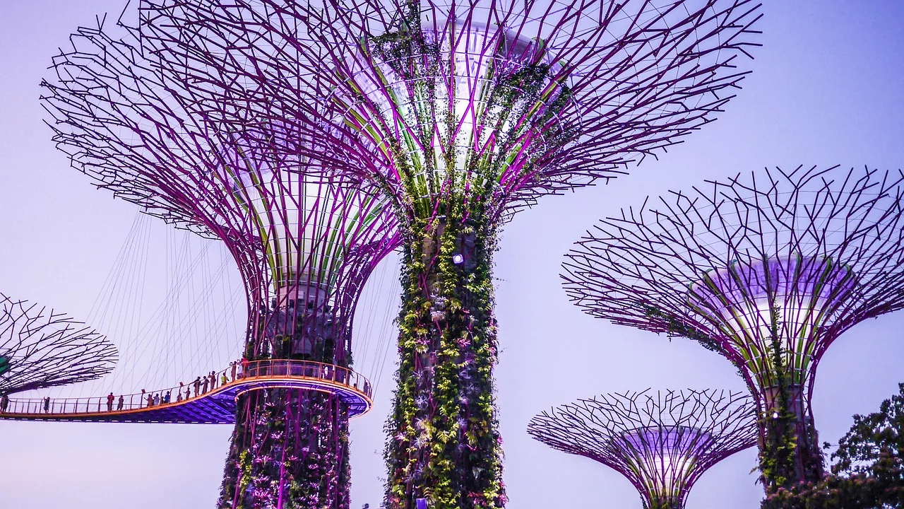 Supertree Grove Gardens by the Bay Singapore family photography