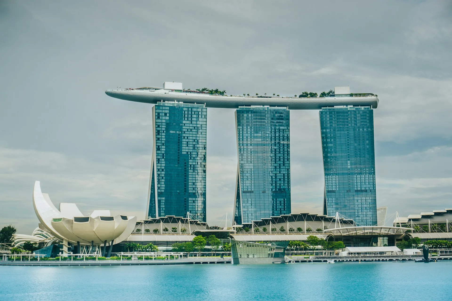 Marina Bay Sands skyline Singapore family photos