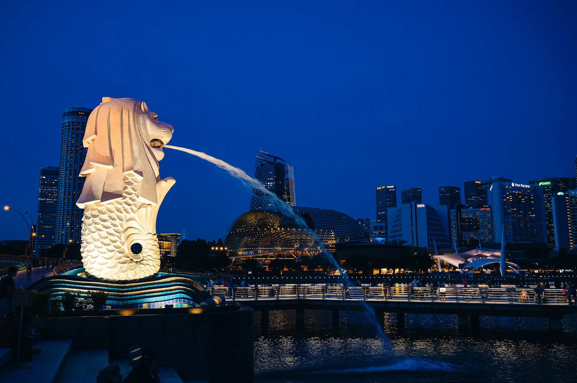 Merlion Park Singapore family tourist photos