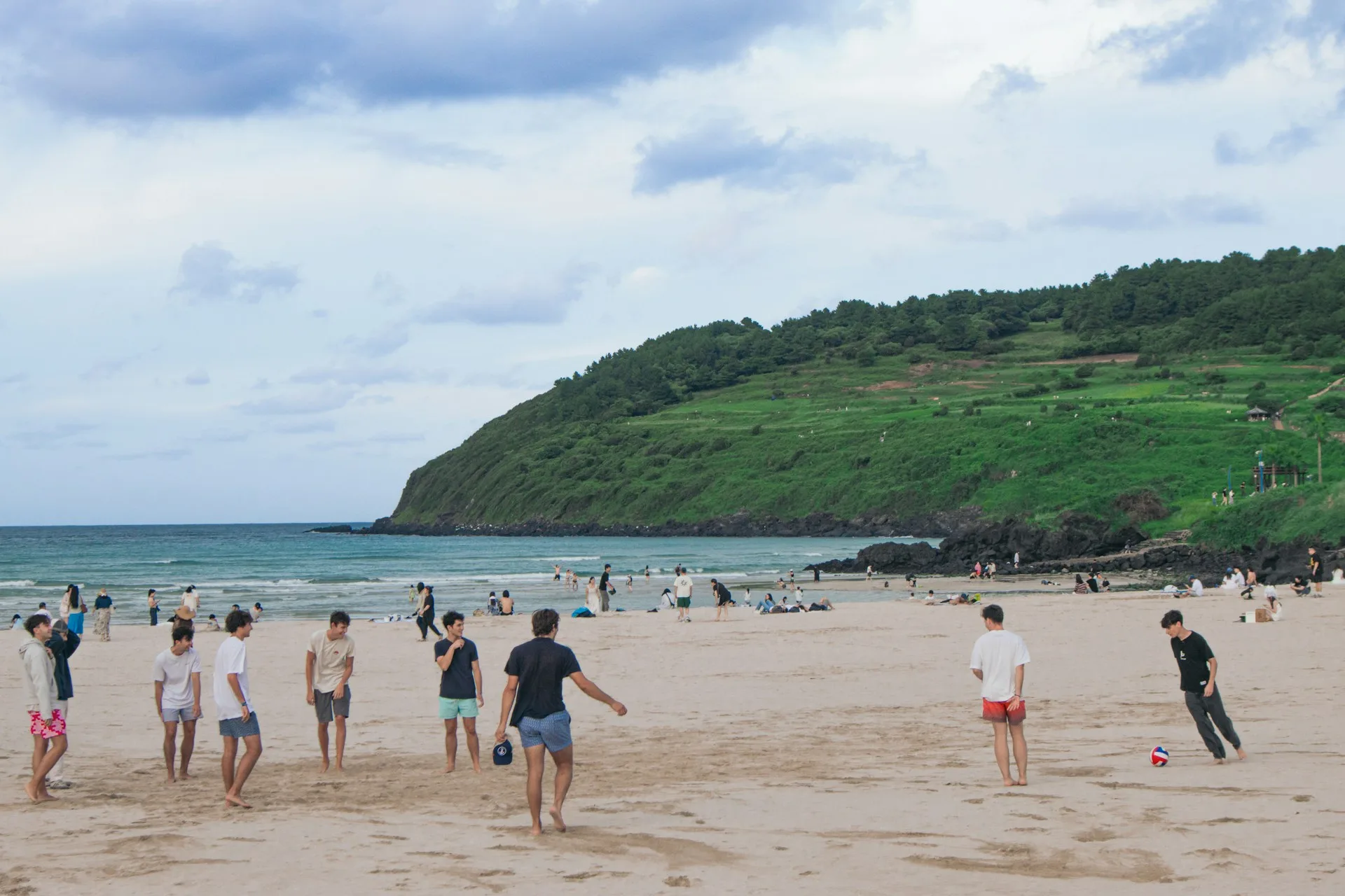 Hamdeok Beach crystal waters