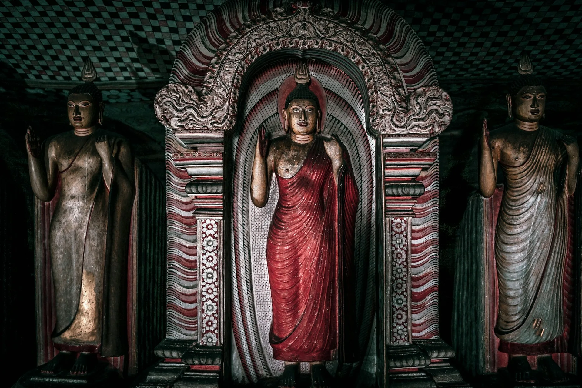 Dambulla cave temples and Kandy on Day 3 of Sri Lanka Family Tour
