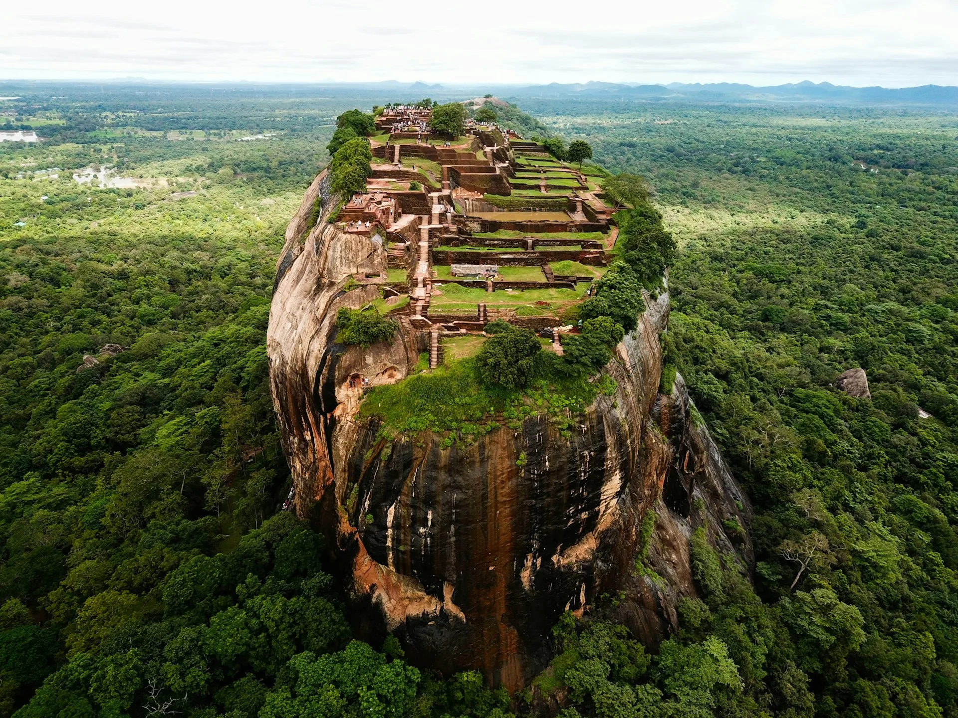 Sigiriya Rock summit panoramic views
