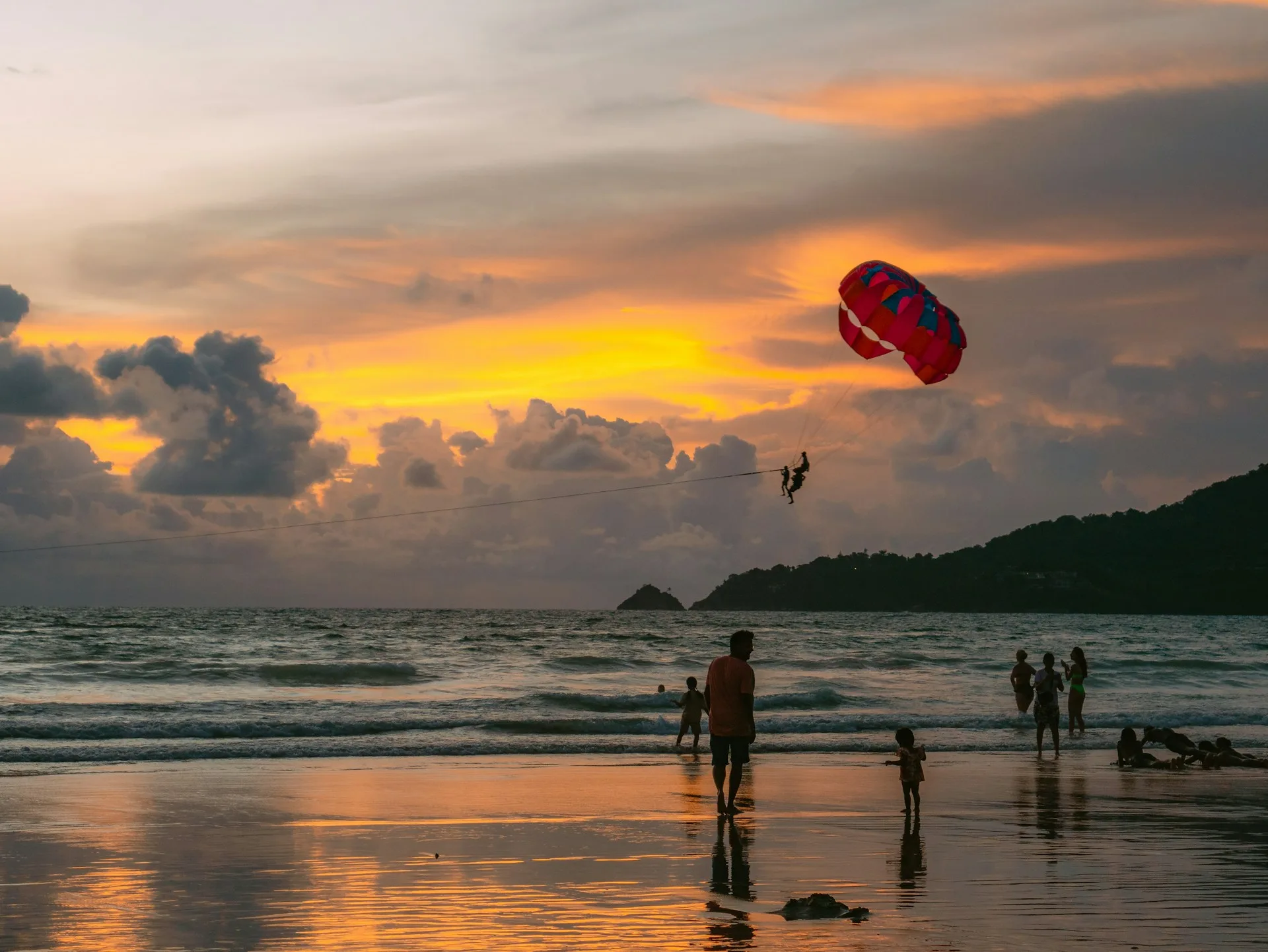 Flight to Phuket and Patong Beach on Day 7 of Thailand Family Tour