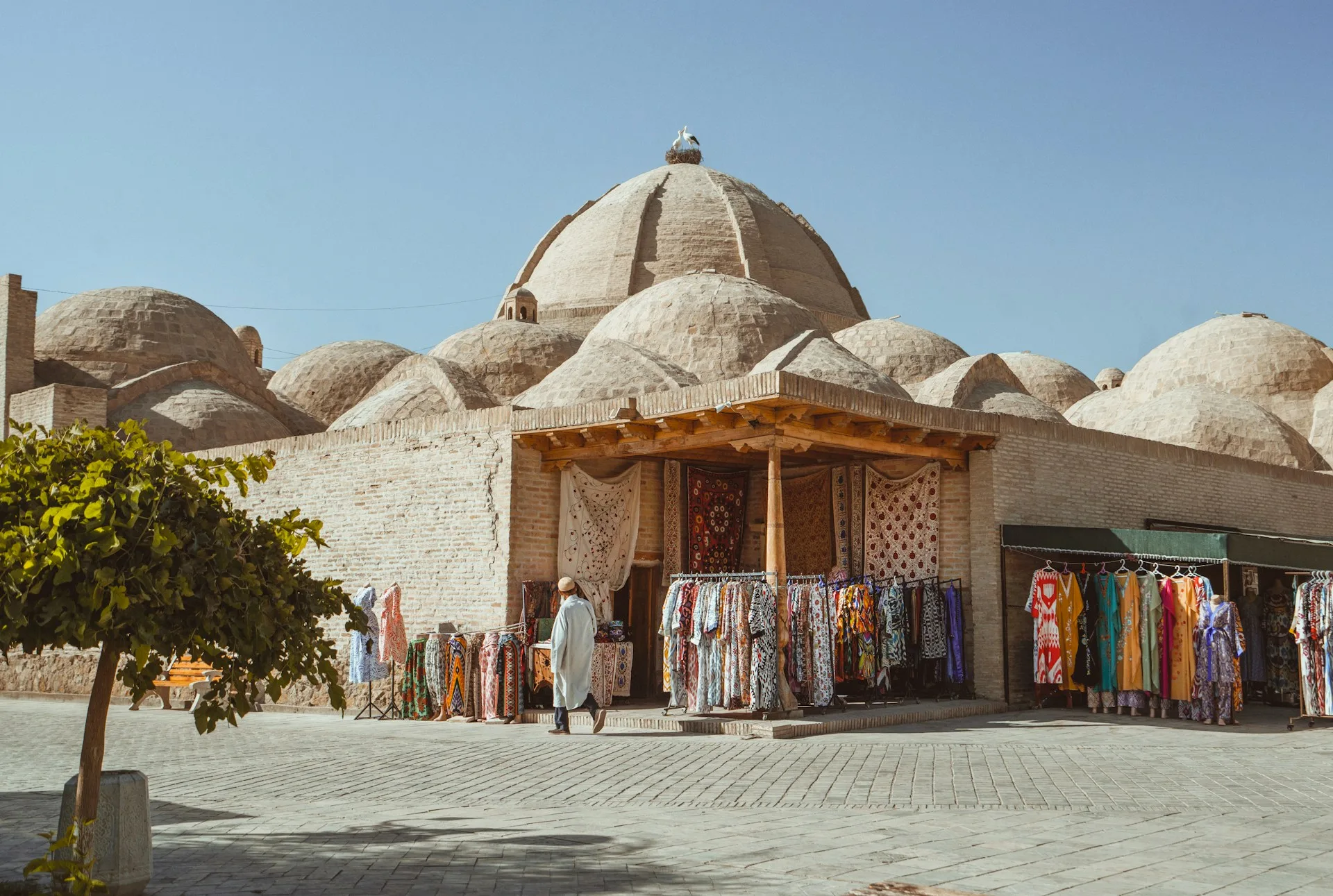 Historic street in Bukhara old city