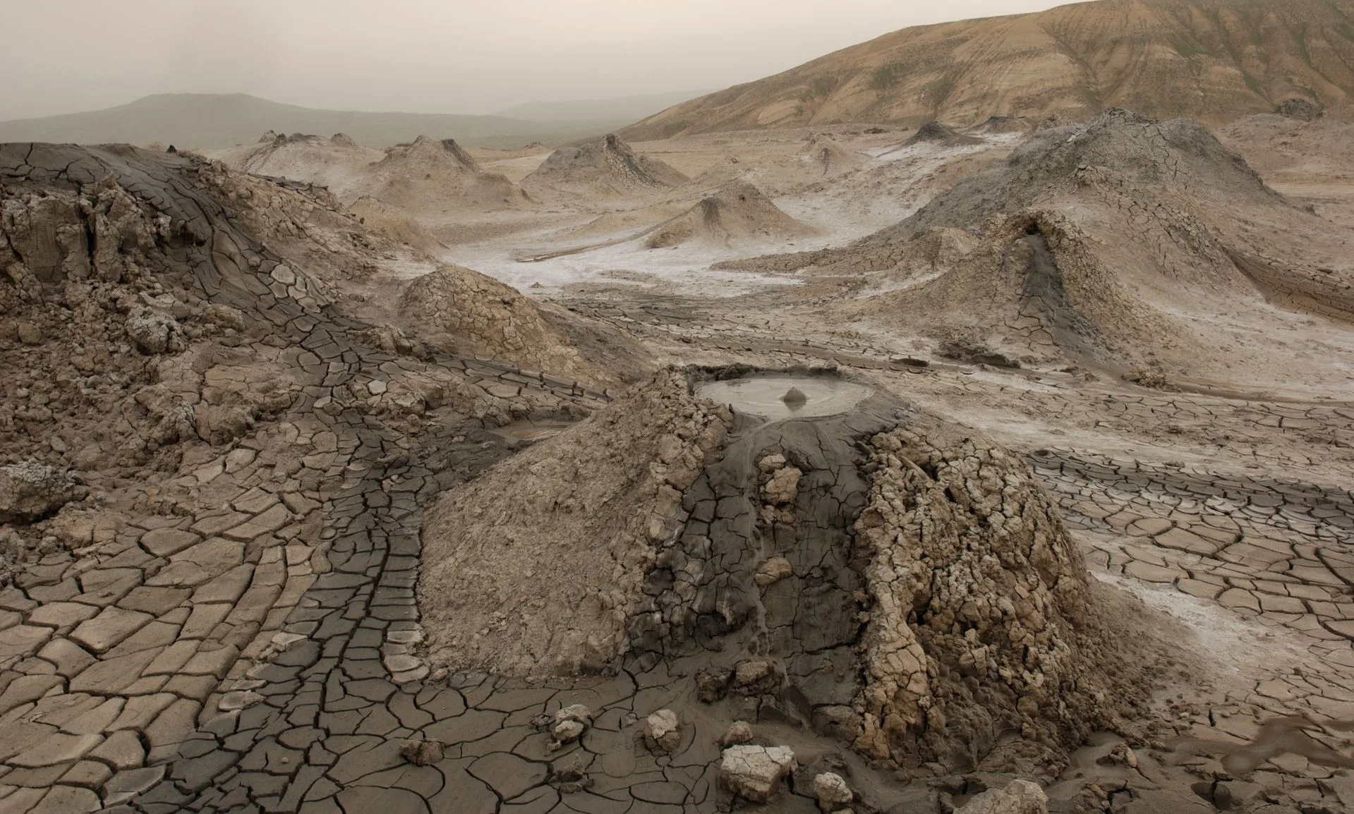 Mud volcanoes Gobustan