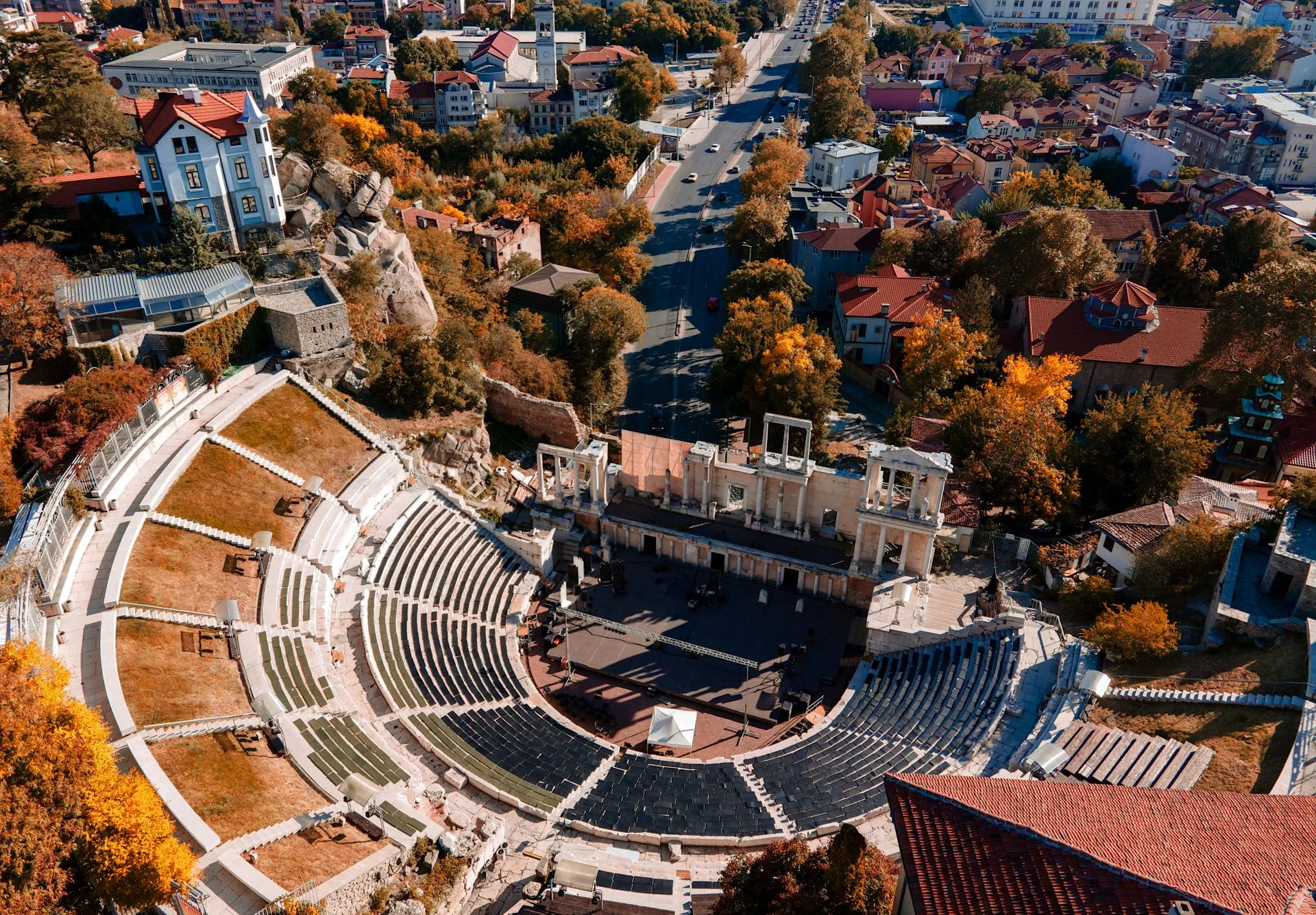 Roman Theatre Plovdiv - Day 4 of Bulgaria Family Tour