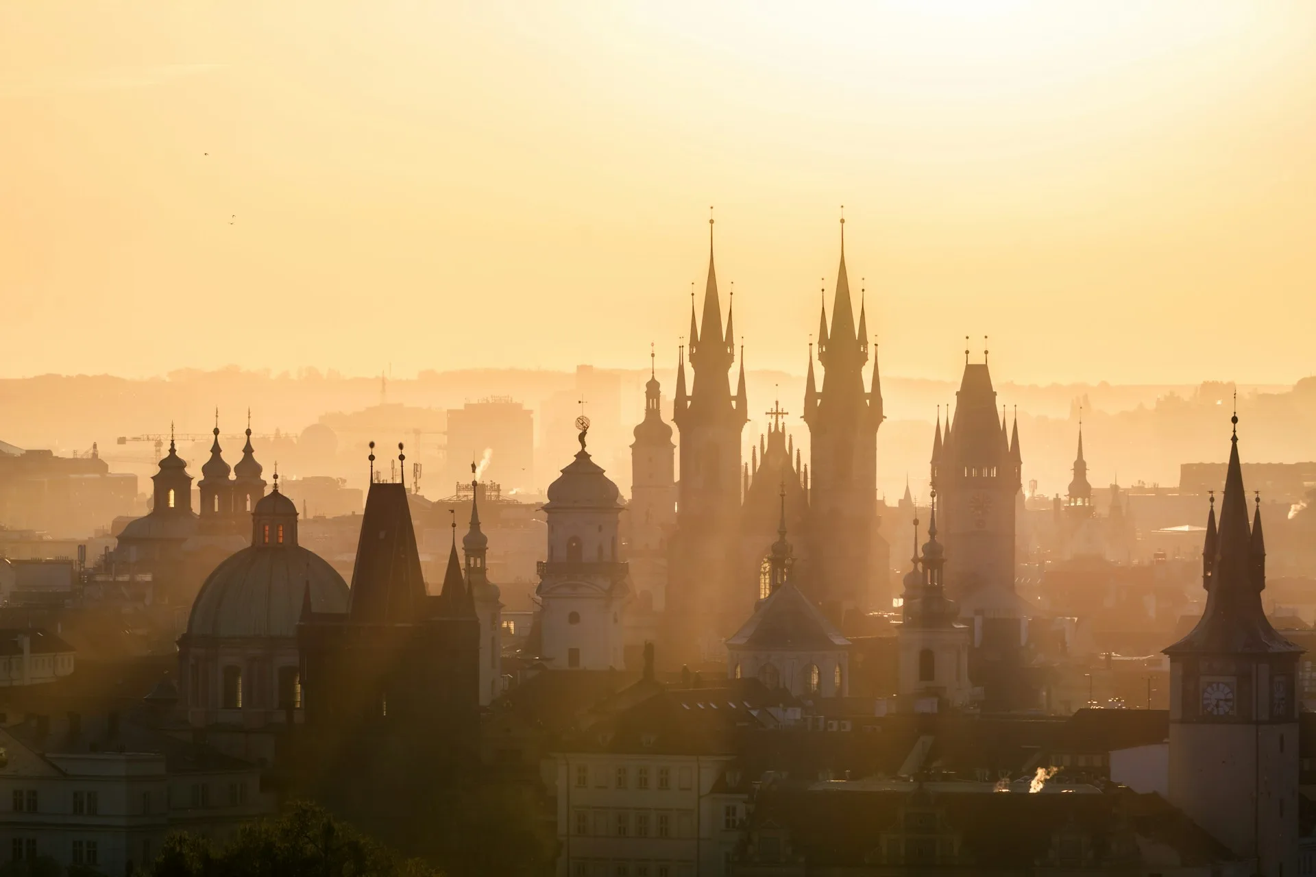 Prague skyline - Day 1 Arrival in Czech Republic Family Tour