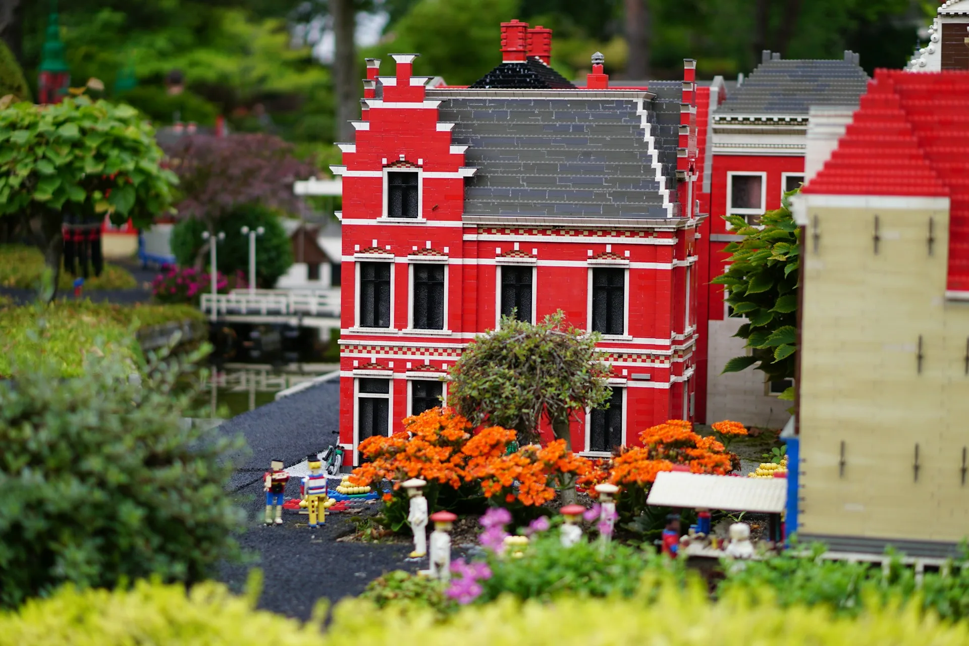LEGOLAND Miniland with detailed LEGO recreations of famous landmarks