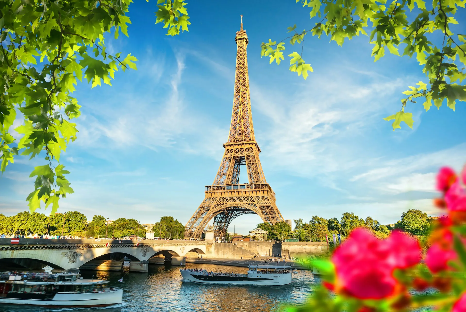 Eiffel Tower and Seine River Cruise on Day 2 of France Family Tour
