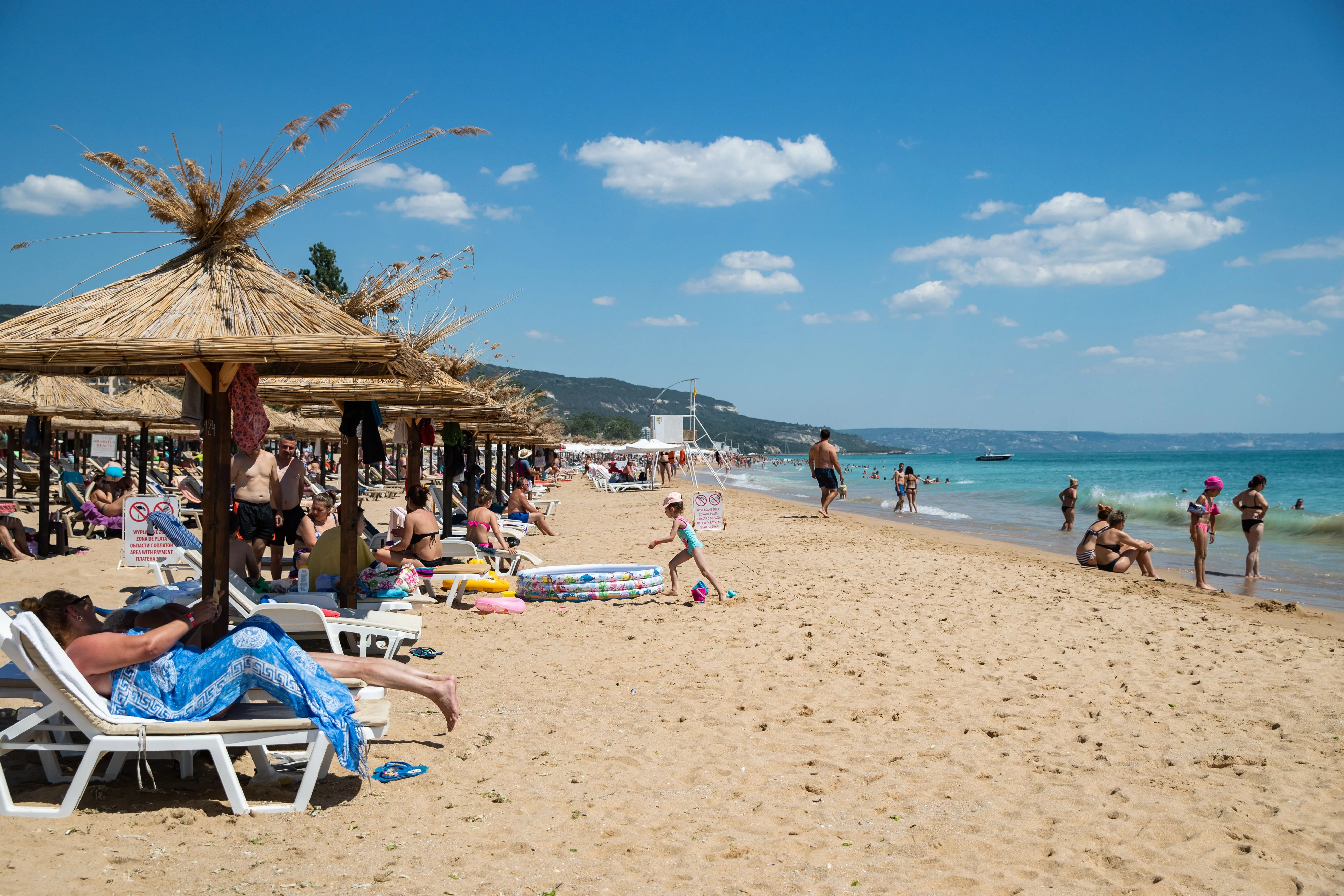 Lake Balaton beach - Day 5 of Hungary Family Tour