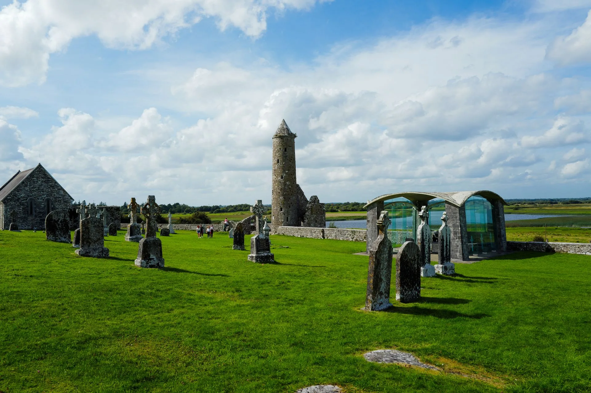 Clonmacnoise ancient site and Galway Latin Quarter on Day 4 of Ireland Family Tour