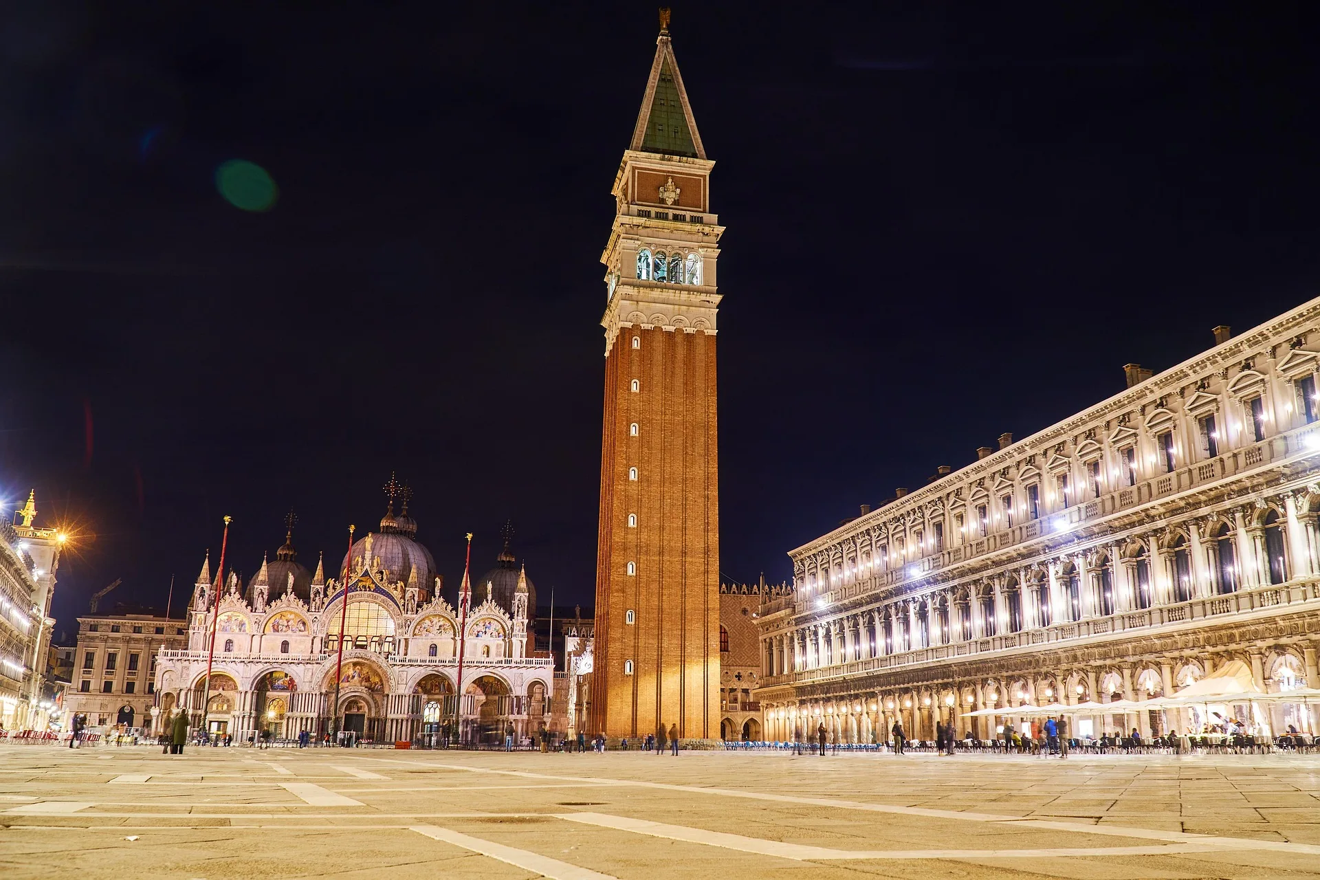 St. Mark's Square at dawn in Venice