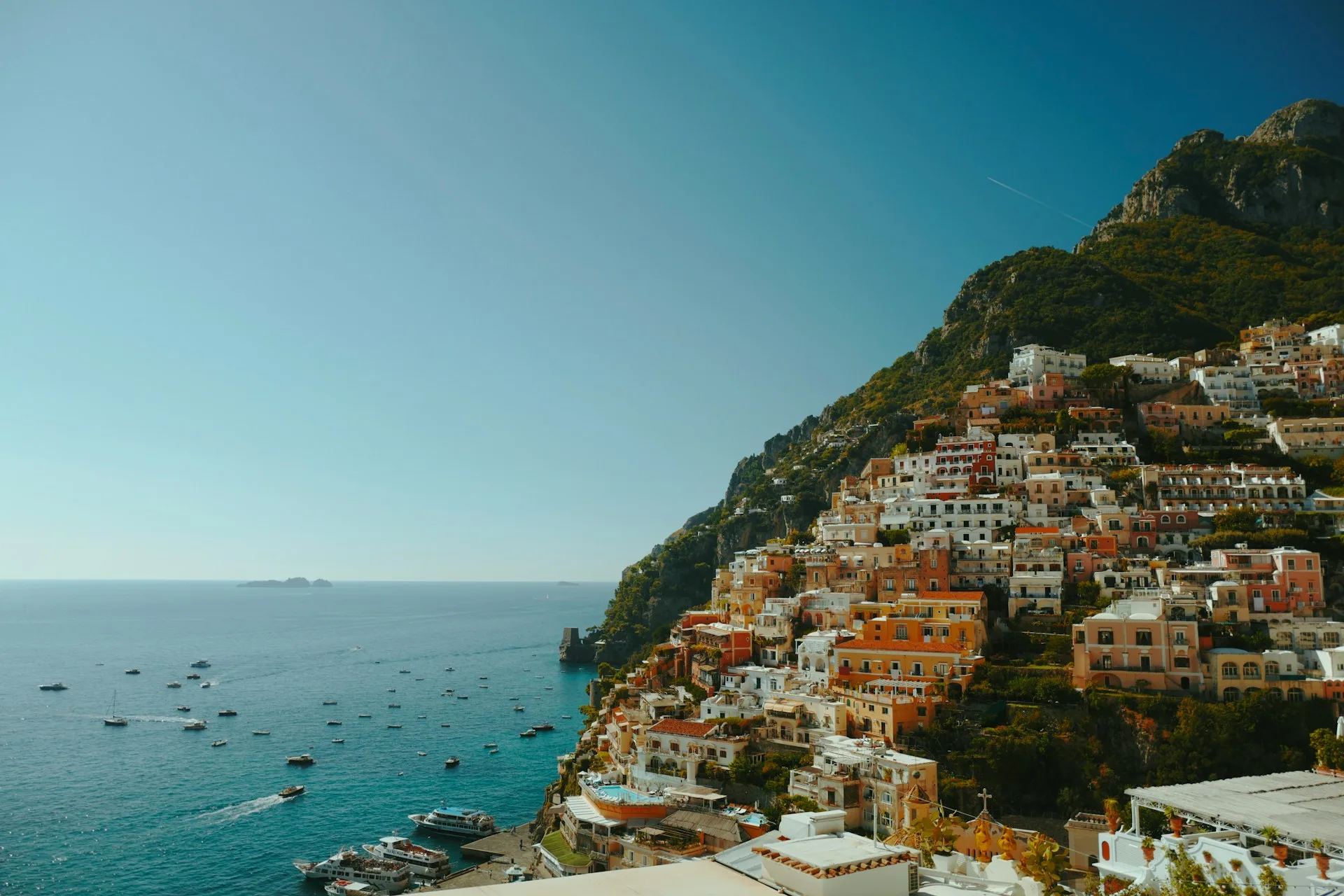 Dramatic Amalfi Coast cliffside views