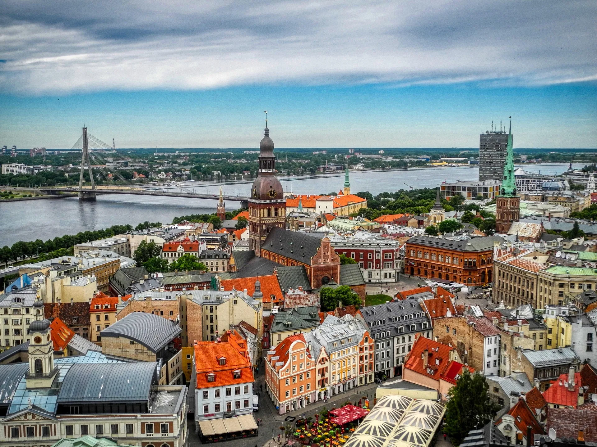 Riga Old Town - Day 1 Arrival in Latvia Family Tour