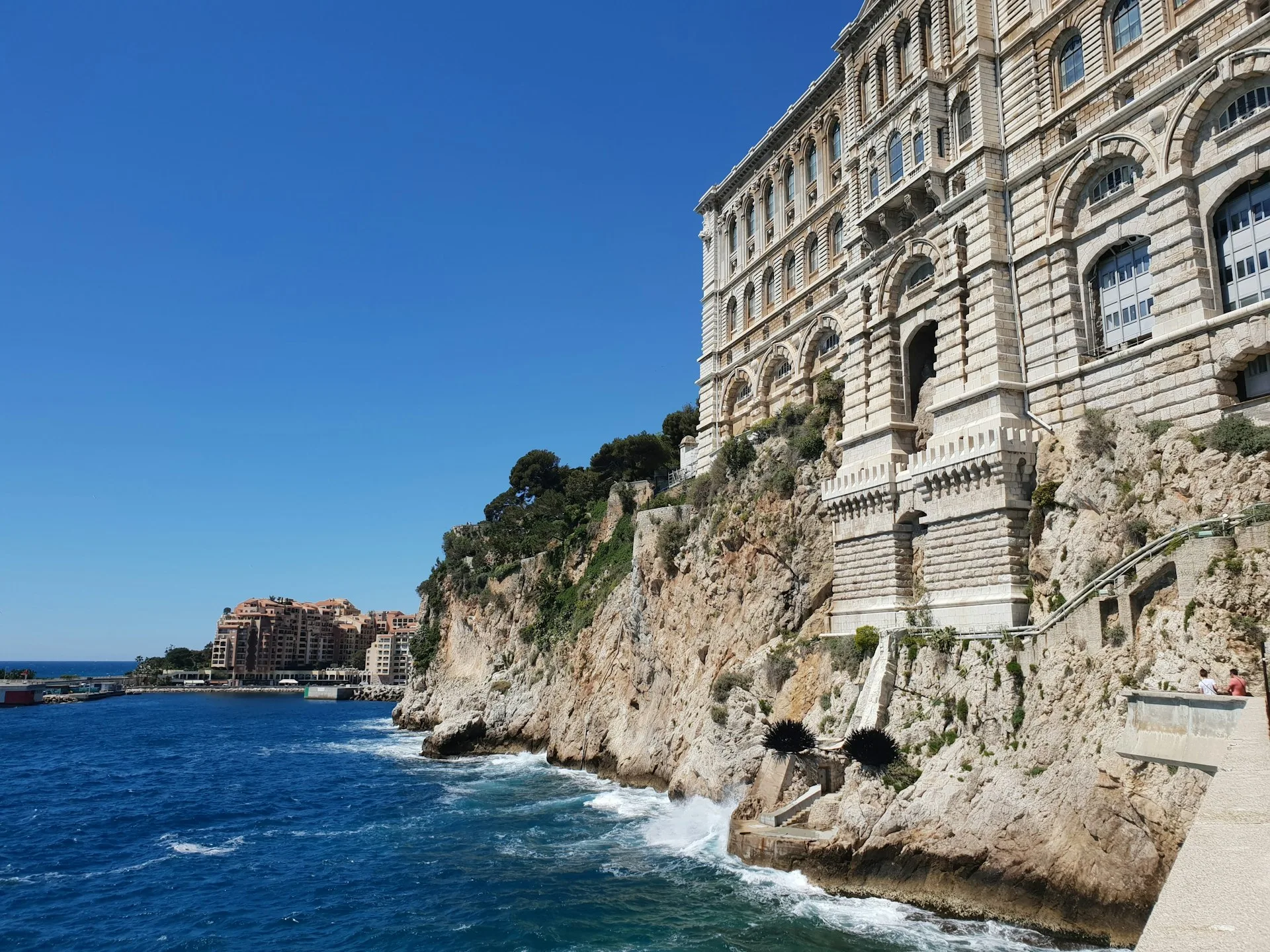 Oceanographic Museum terrace view Monaco photography