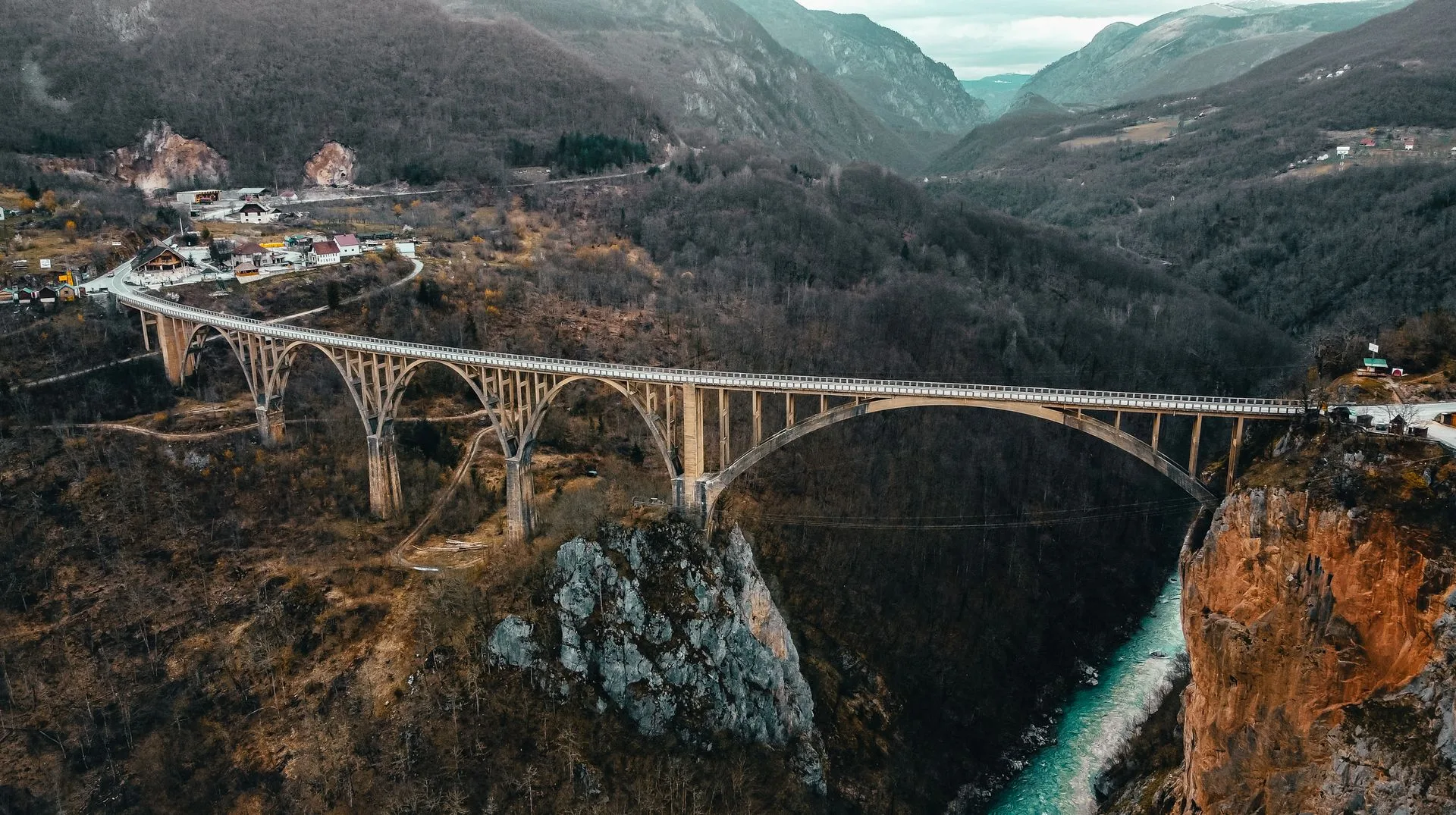 Tara River Canyon bridge