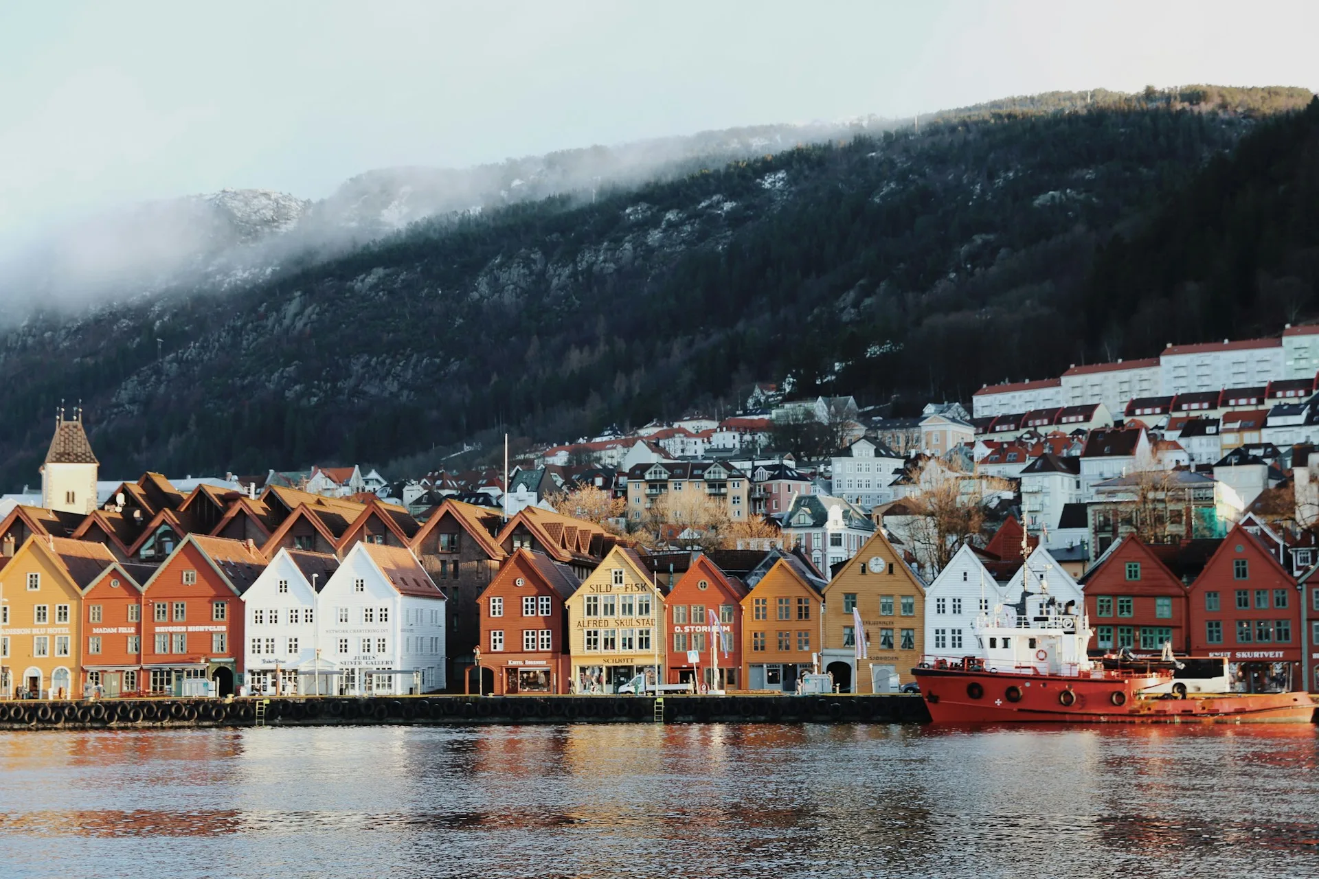 Return journey to Bergen on Day 6 of Norway Family Tour