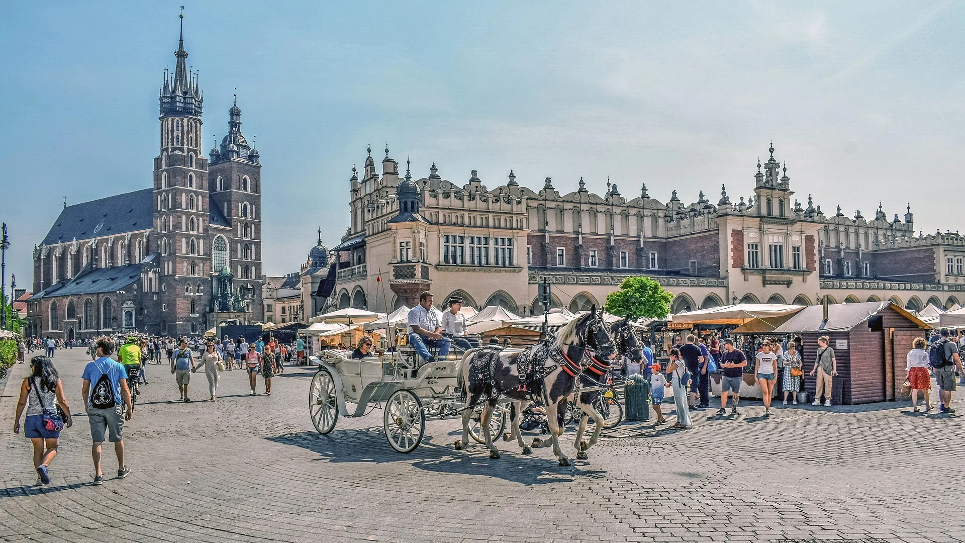 Krakow Main Square - Day 3 of Poland Family Tour