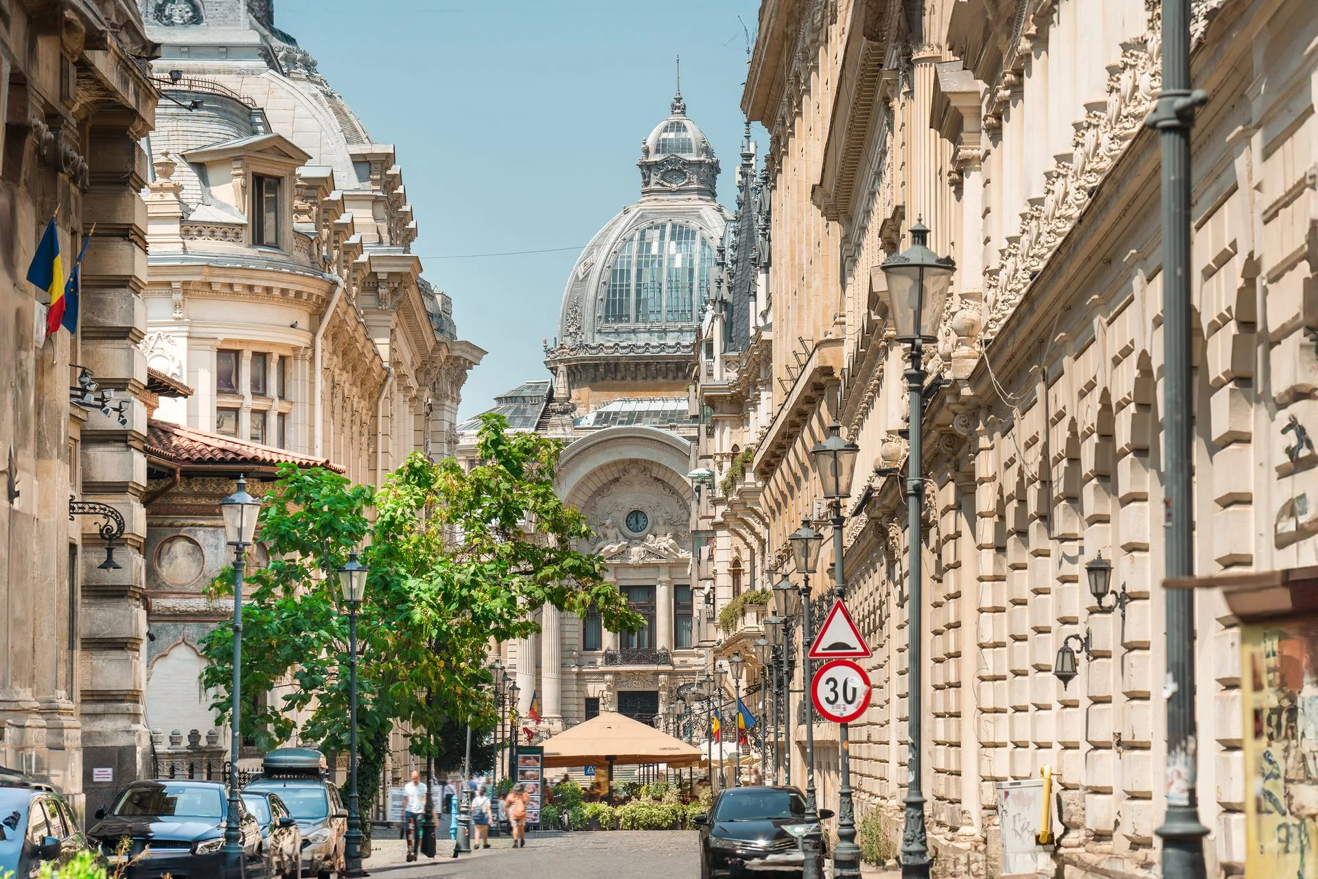 Bucharest Old Town - Day 1 Arrival in Romania Family Tour