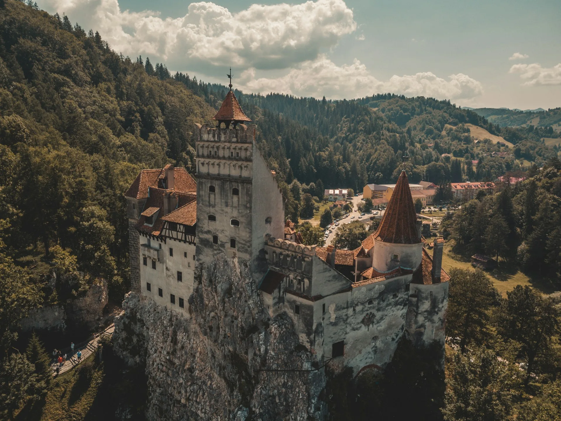 Bran Castle sunset