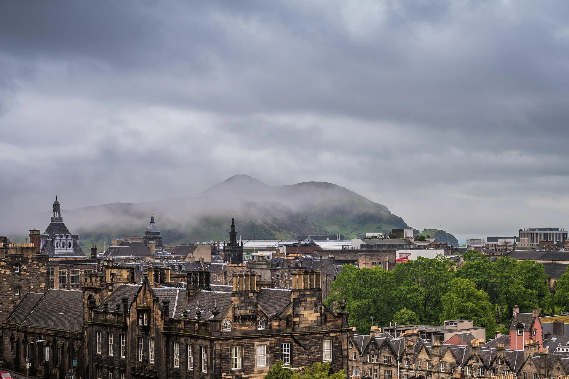 Edinburgh skyline - Day 1 Arrival in Scotland Family Tour