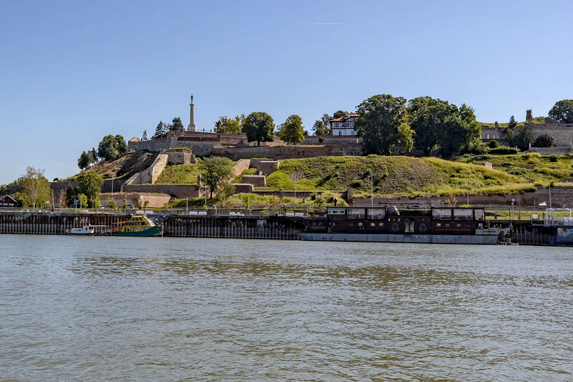 Belgrade Fortress viewpoint confluence of rivers