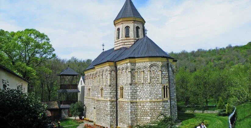 Fruška Gora monastery in forest
