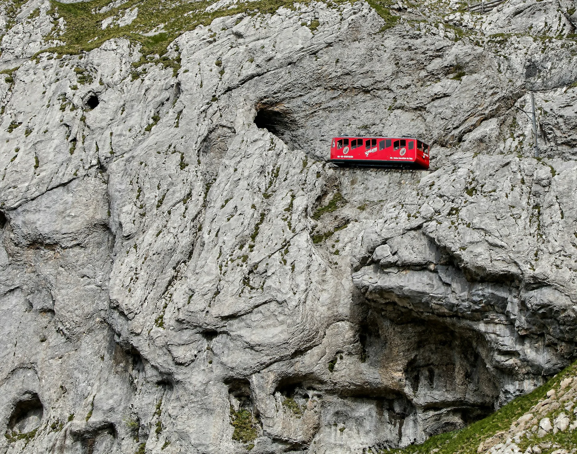 Mount Pilatus cogwheel railway and summit on Day 4 of Switzerland Family Tour