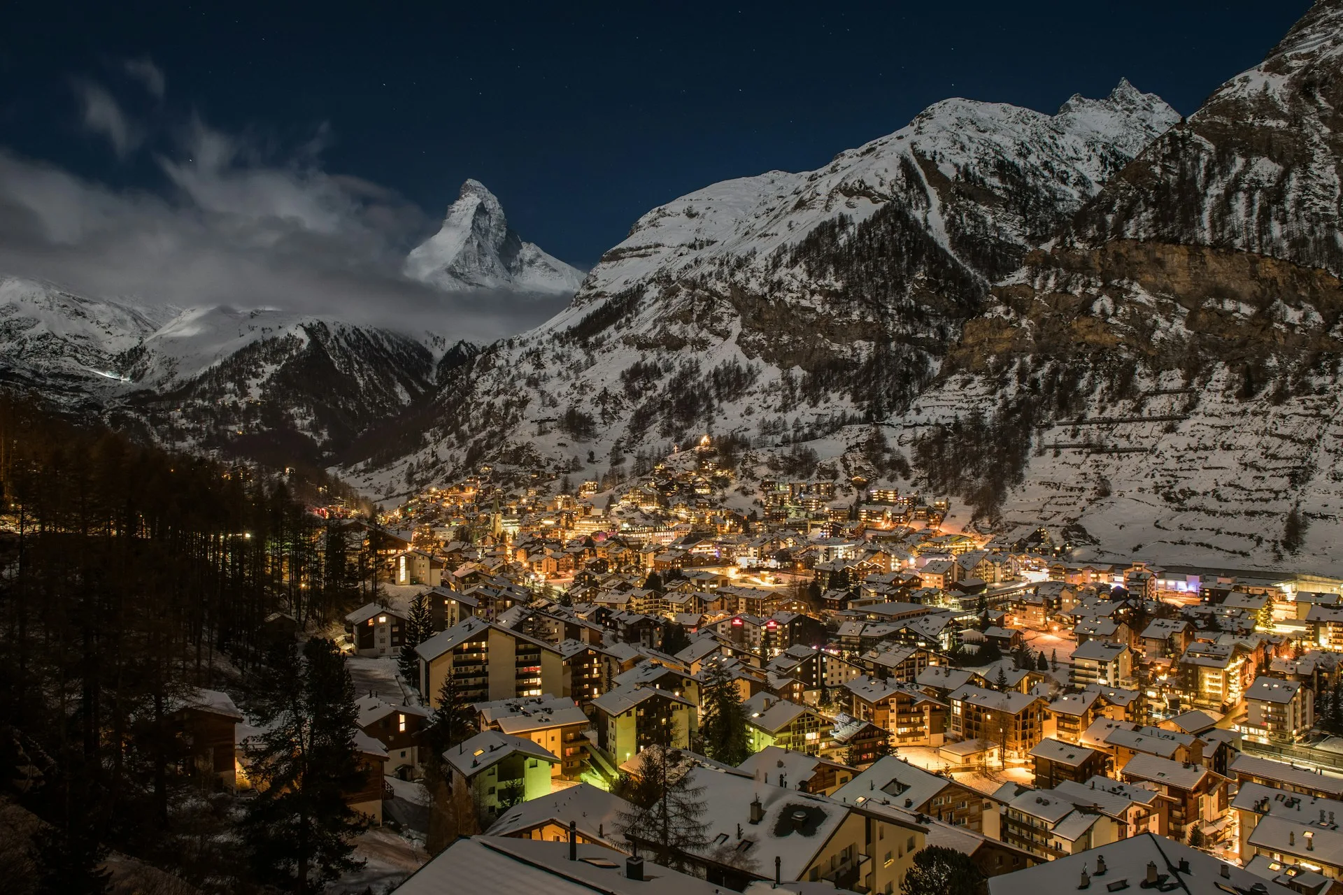 Zermatt village and Matterhorn views on Day 8 of Switzerland Family Tour