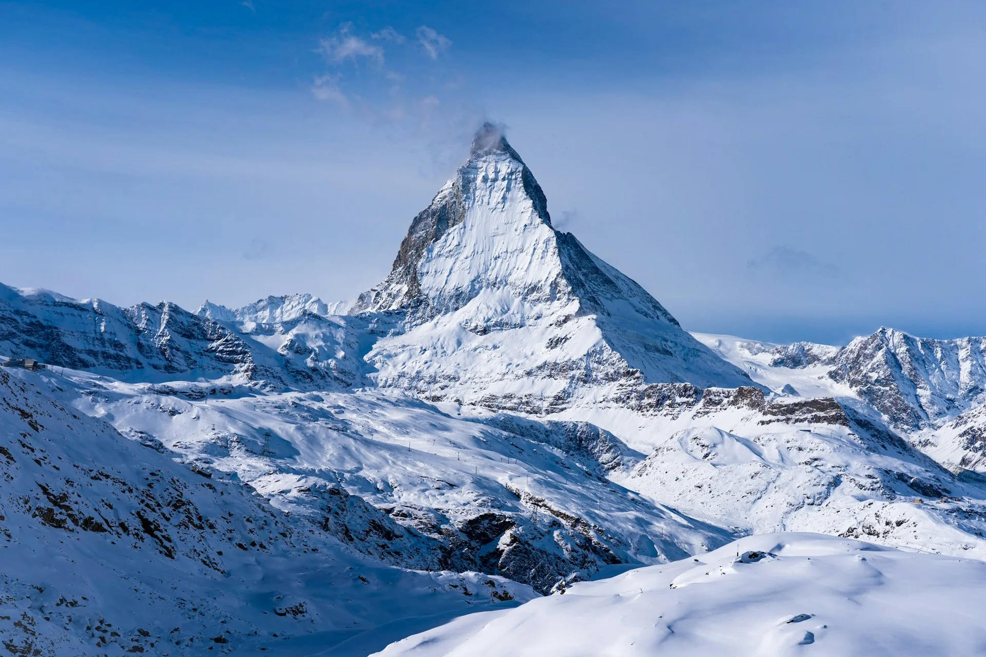 Matterhorn Glacier Paradise and ice palace on Day 9 of Switzerland Family Tour