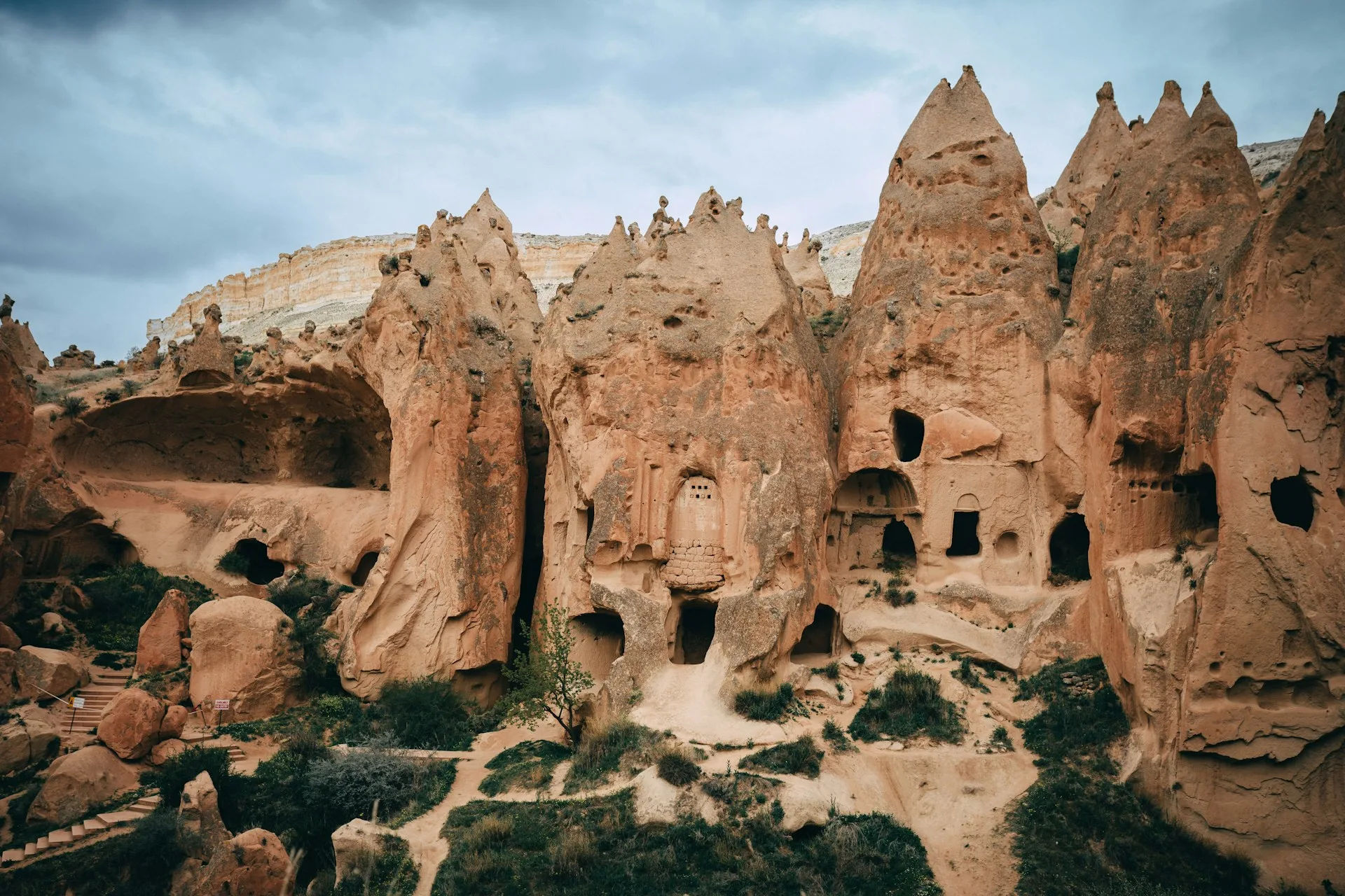 Cappadocia fairy chimneys - Day 4 of Turkey Family Tour