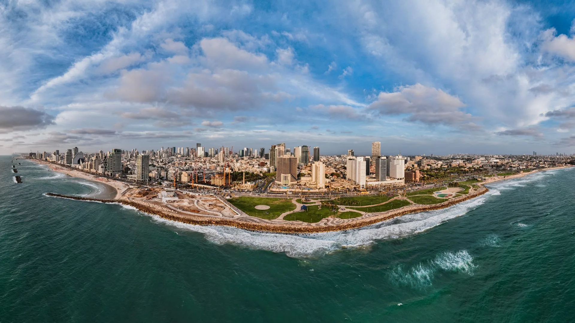 Tel Aviv Mediterranean beachfront - Day 1 Arrival in Israel Family Tour Package
