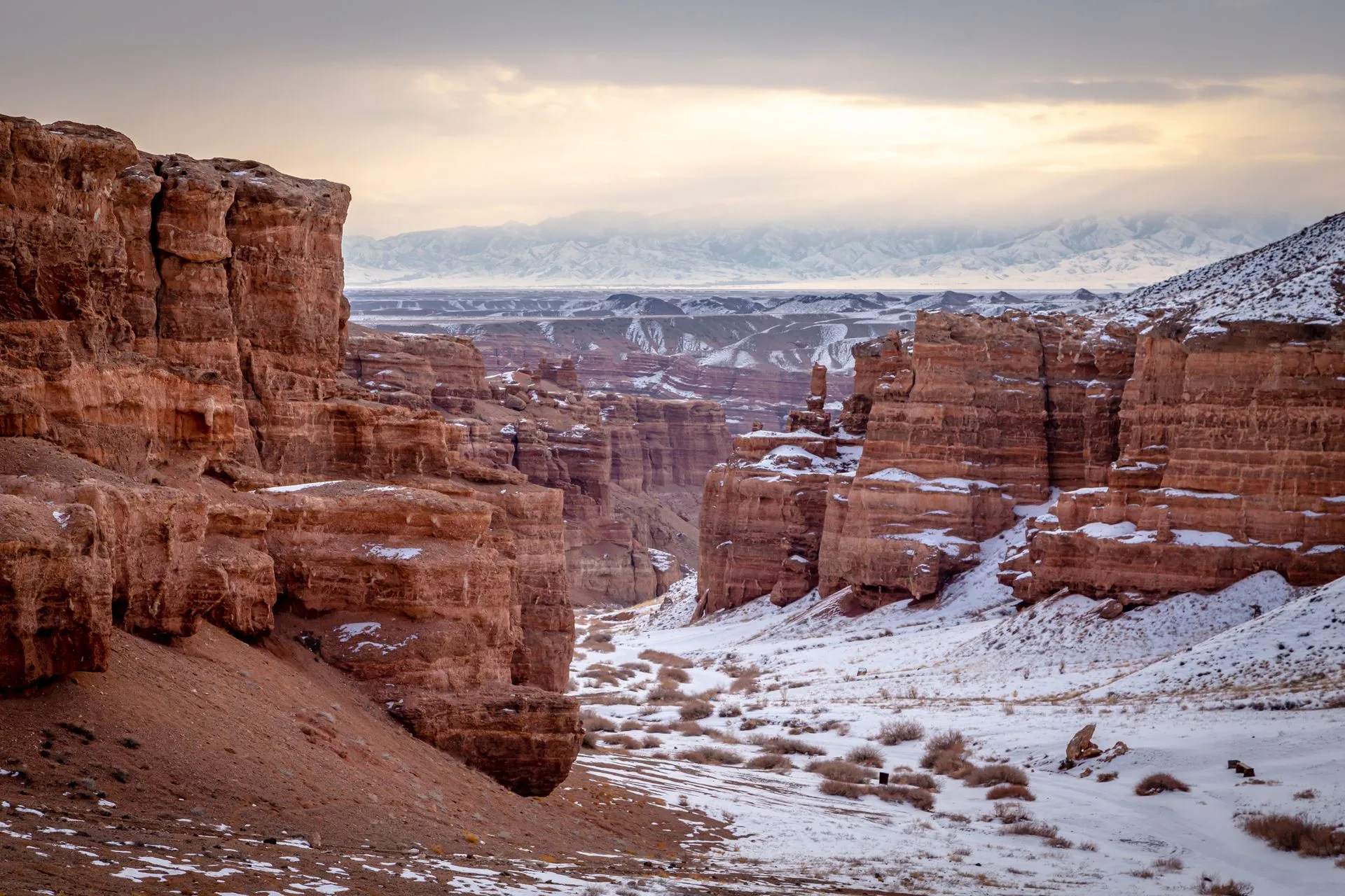 Charyn Canyon Valley of Castles on Day 3 of Kazakhstan Family Tour