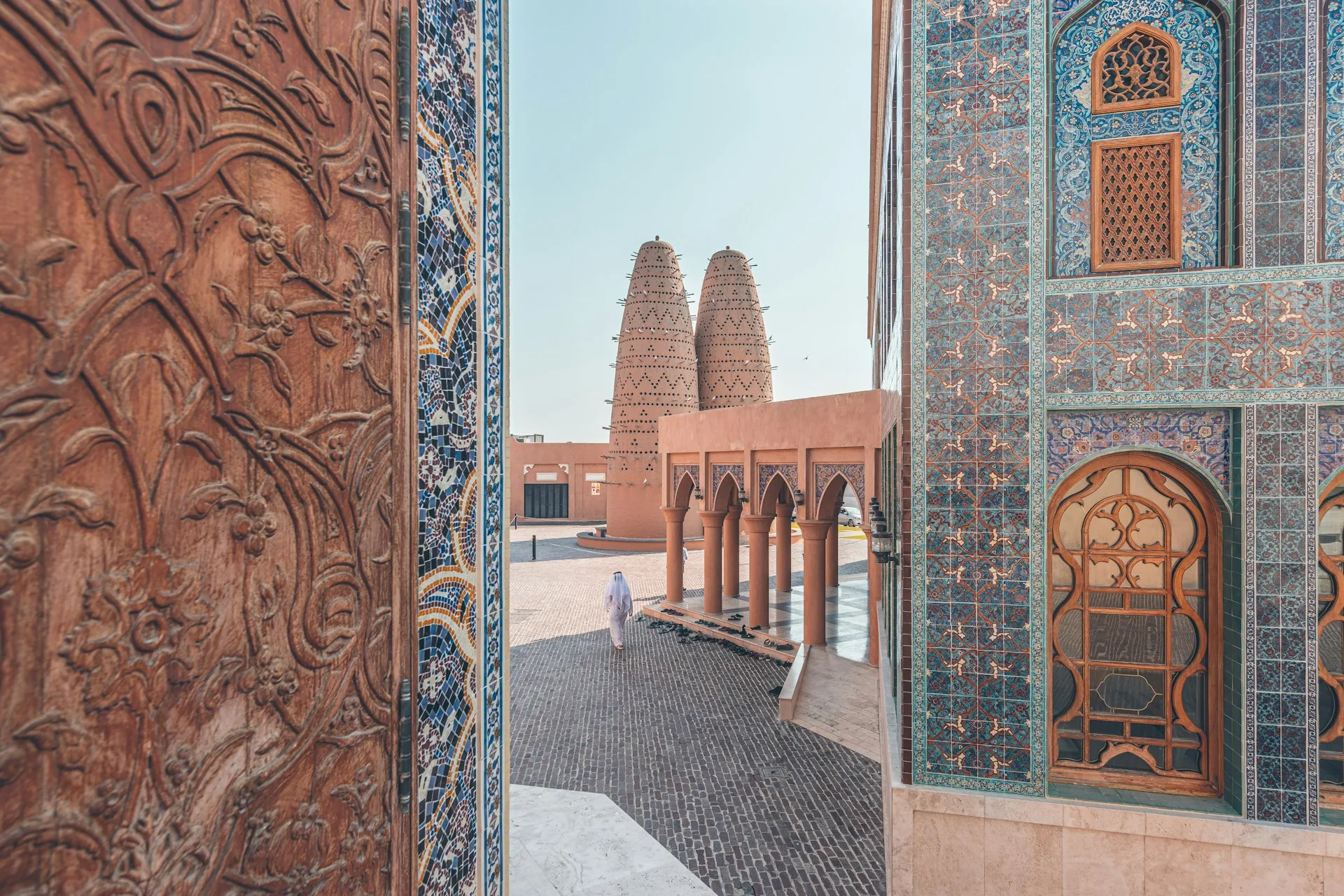 Katara Cultural Village and The Pearl-Qatar marina on Day 4 of Qatar Family Tour