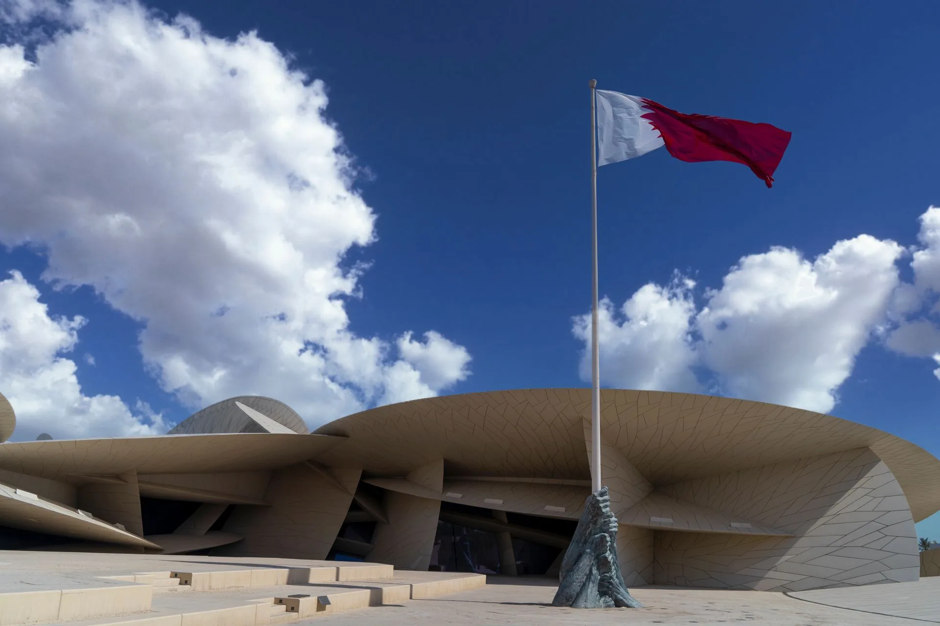 National Museum of Qatar's unique desert rose inspired architecture