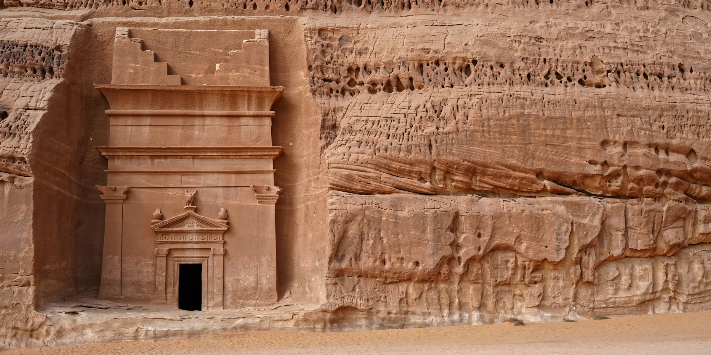 Hegra Nabatean Tombs Saudi Arabia Photography