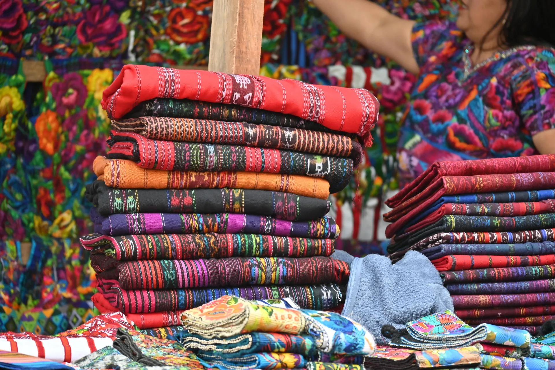 Colorful Chichicastenango indigenous market and scenic Lake Atitlán with volcanoes - Day 4 of Guatemala Family Tour
