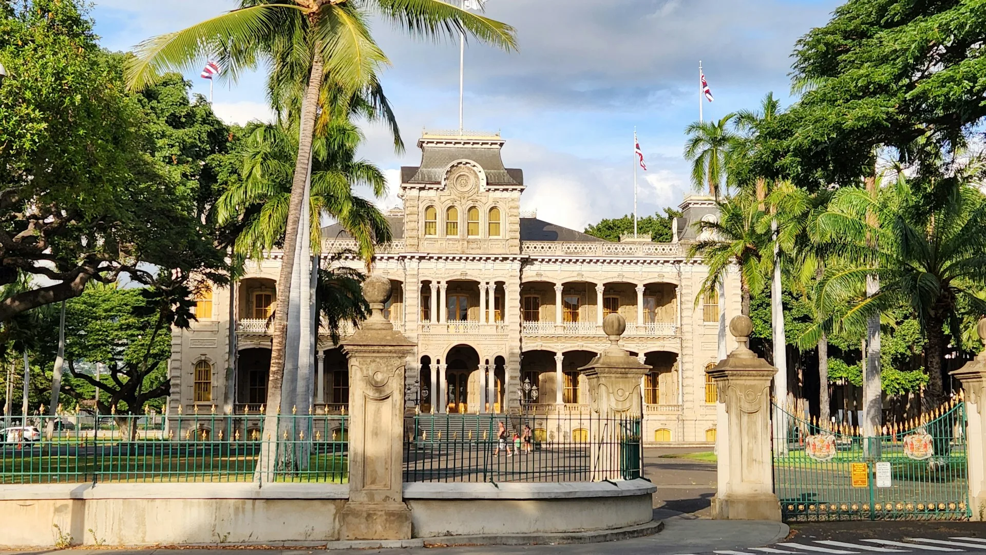 Iolani Palace in Honolulu, Hawaii