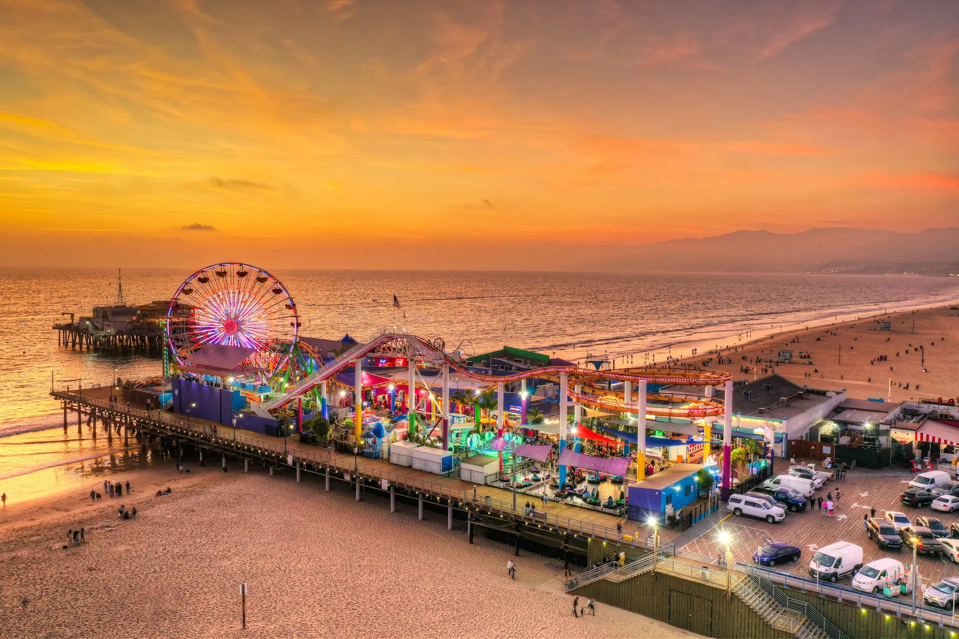 Santa Monica Pier and Venice Beach on Day 15 of USA Family Tour