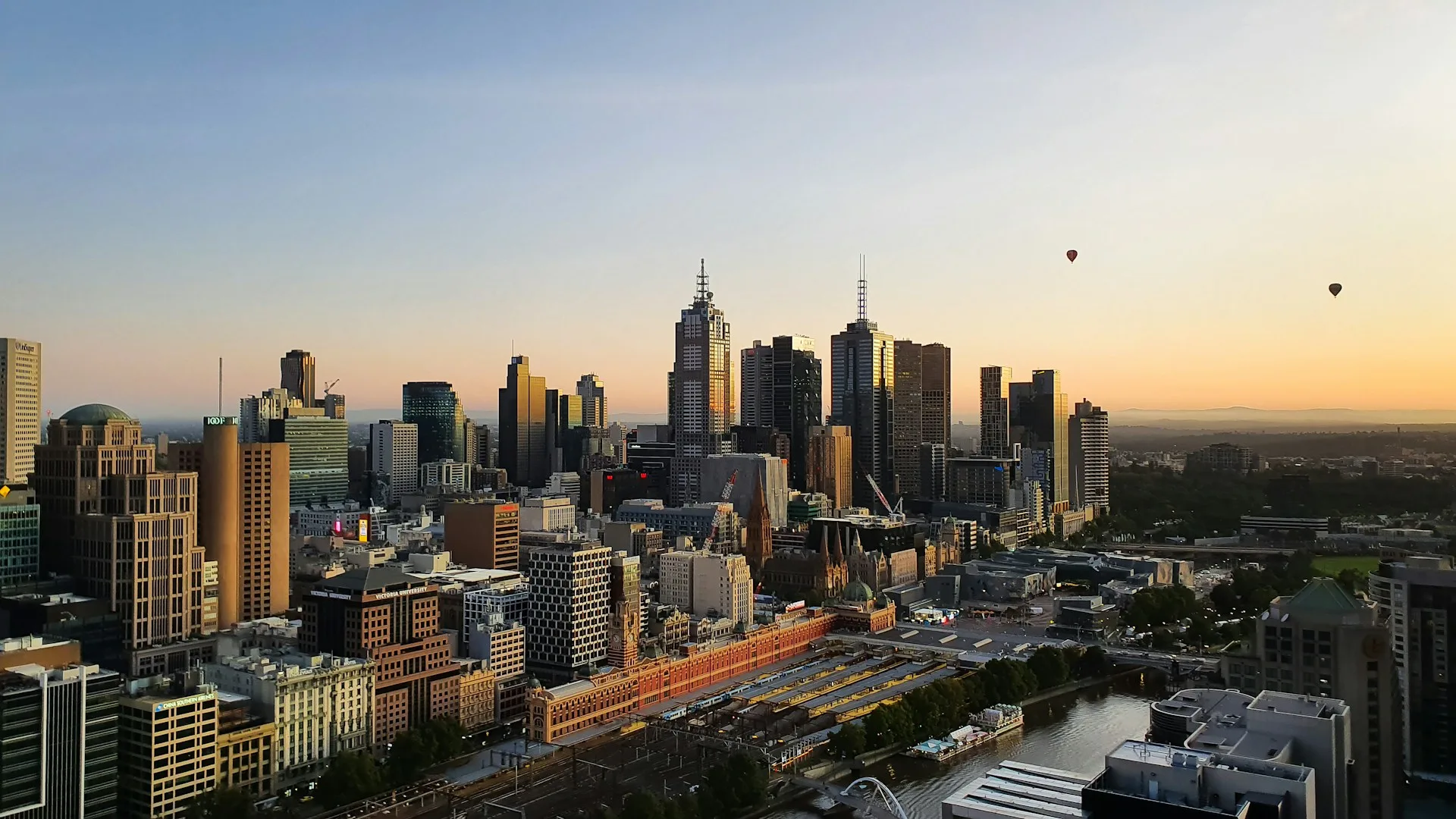 Melbourne city skyline - Day 5 of Australia Family Tour