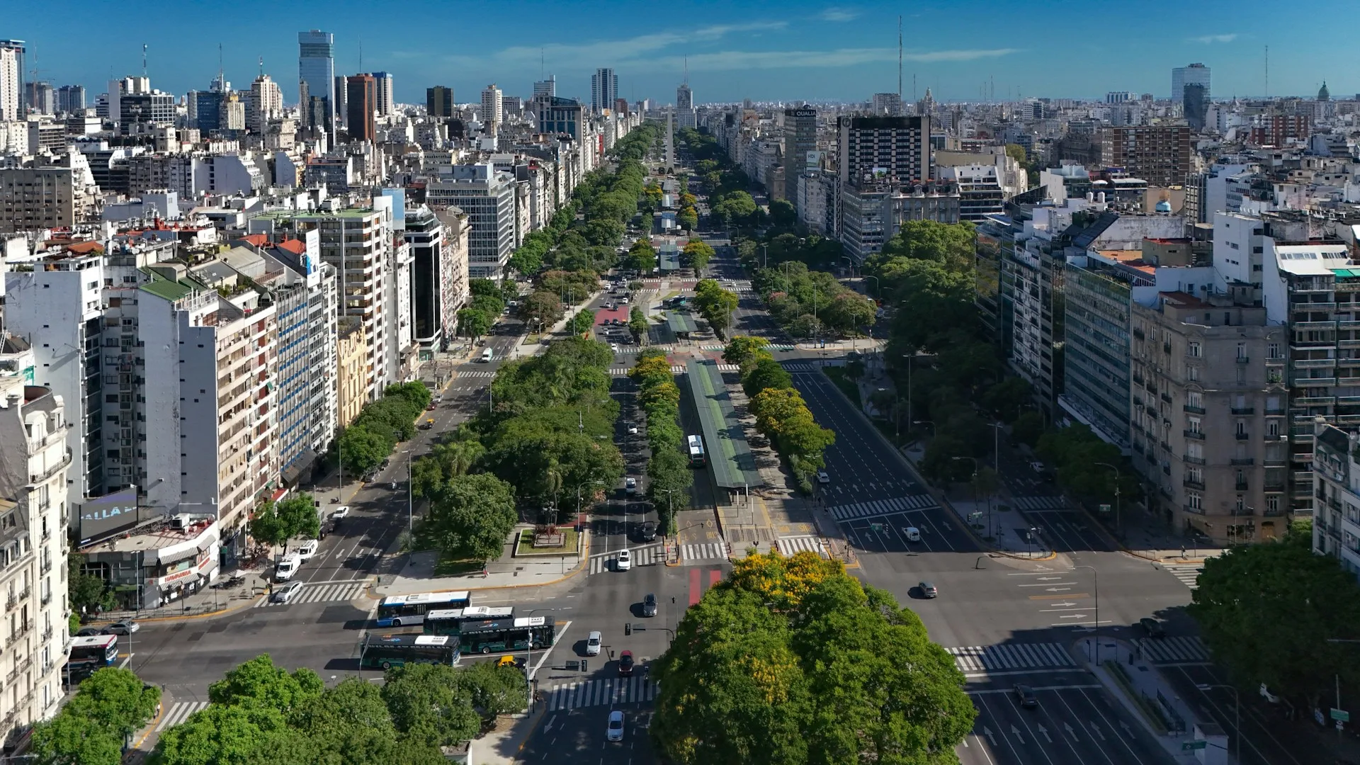 Aerial view of Buenos Aires city skyline - Day 1 Arrival in Argentina Family Tour Package